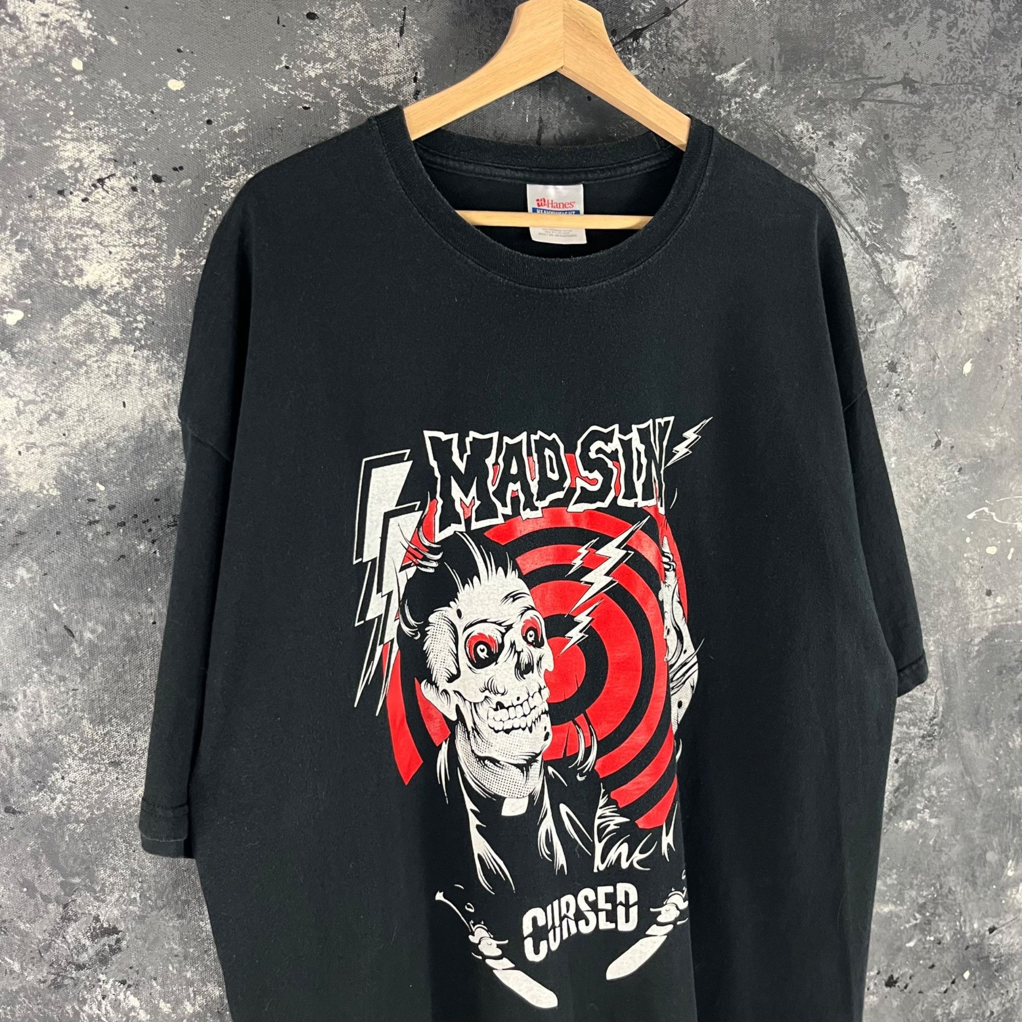 Band Tees × Vintage Vintage Y2K Madsin band shirt Size US XL / EU 56 / 4 - 3 Thumbnail