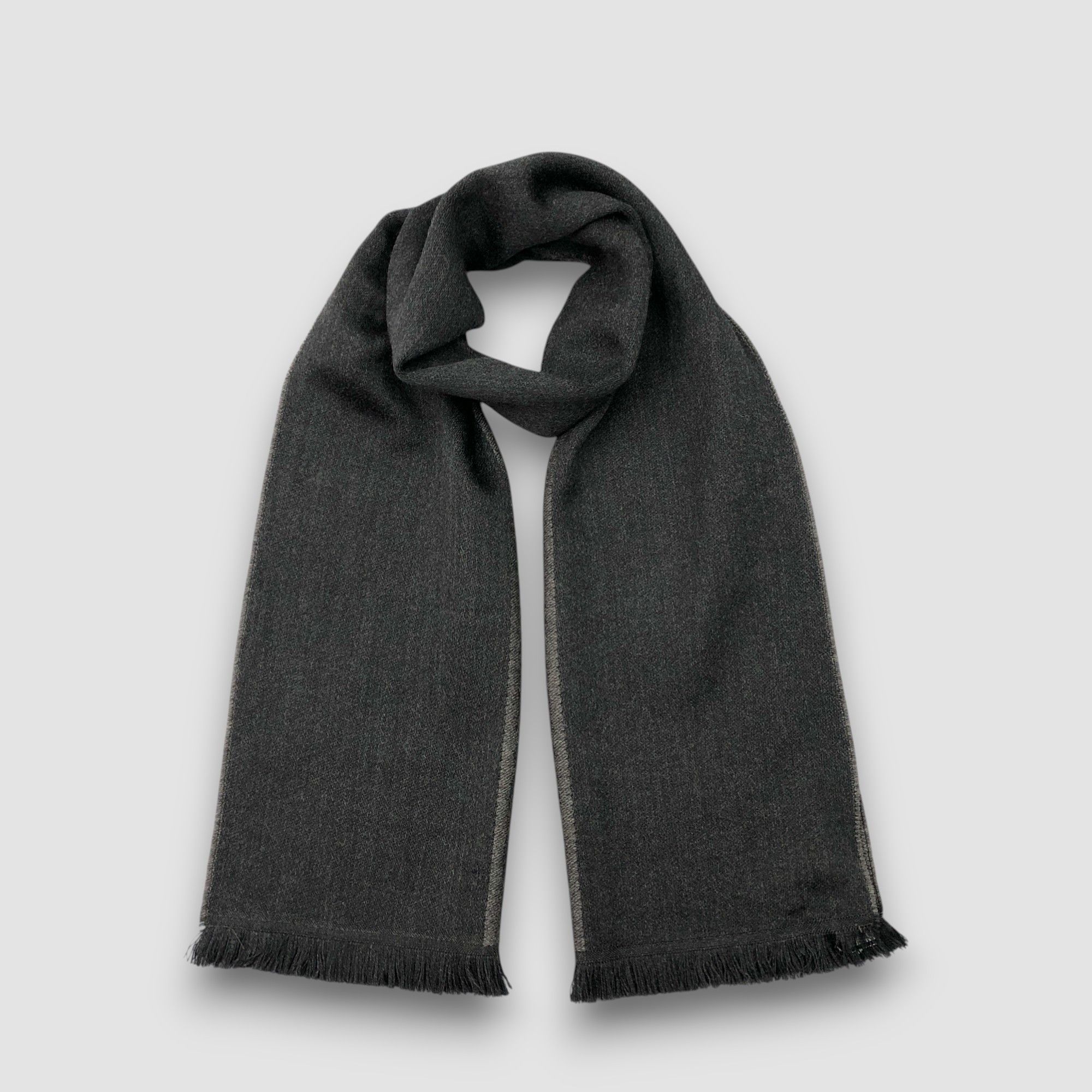 Emporio Armani Vintage Emporio Armani Scarf Muffler Wool Cashmere Scarves Size ONE SIZE - 1 Thumbnail