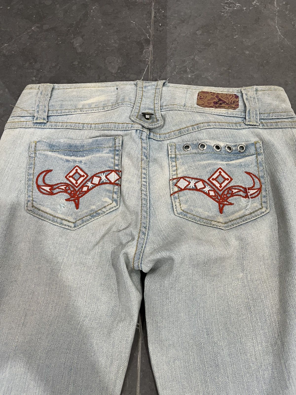 Japanese Brand Egoist flared jeans Size 30" / US 8 / IT 44 - 6 Thumbnail