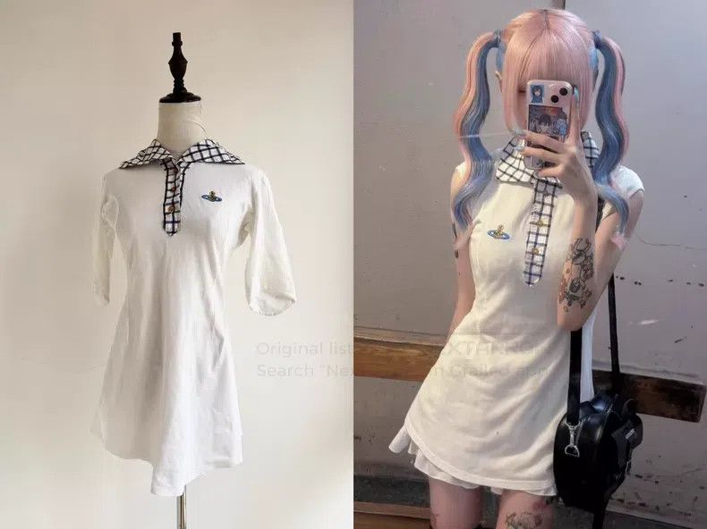 Vivienne Westwood Vivienne Westwood 90S rare vintage old red label white che Size M / US 6-8 / IT 42-44 - 1 Thumbnail