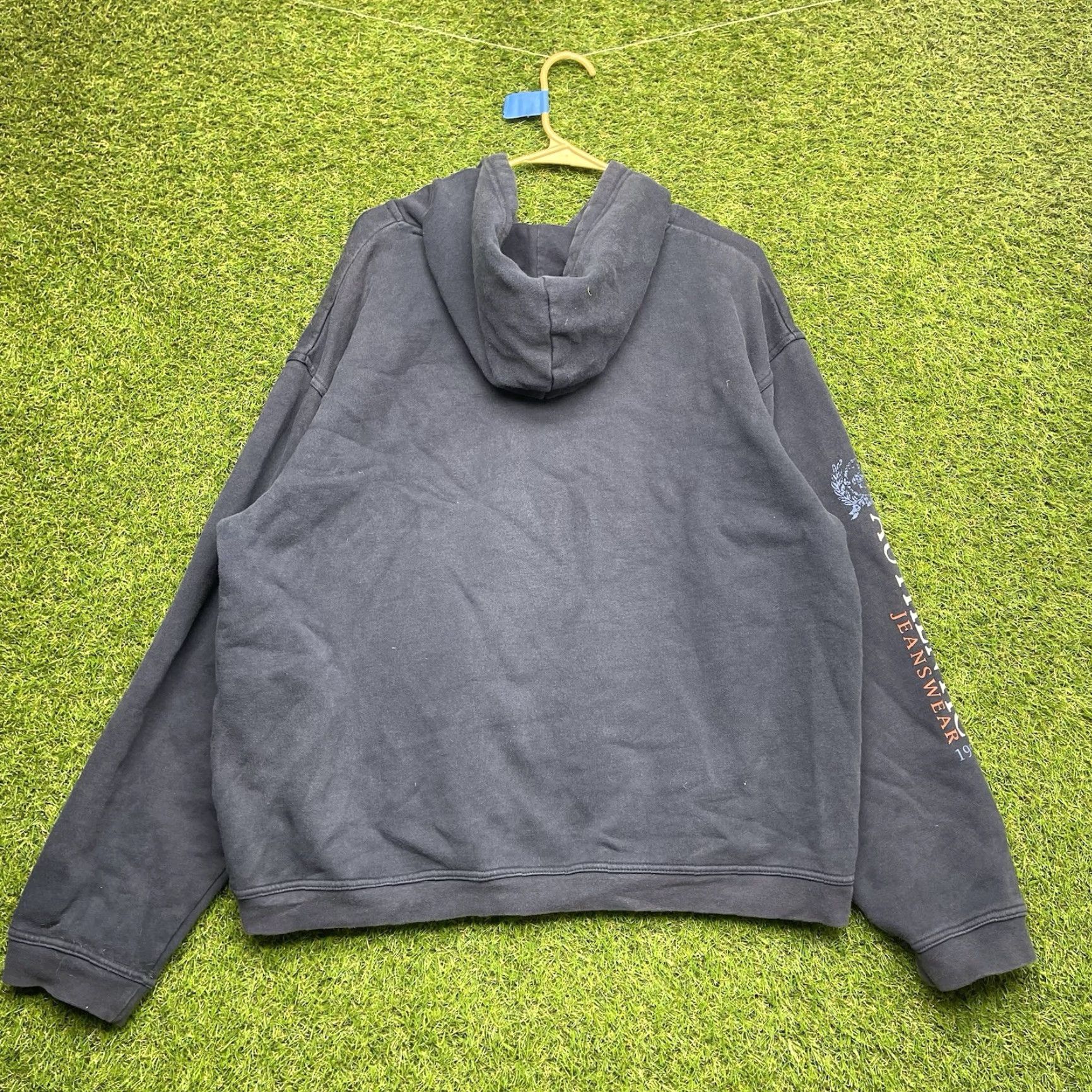 Logo 7 Cinch Hoodie Mens XL Logo Hooded Sweatshirt Blue Embroidered Logo Pullover Cowgirl Workwear Fall Winter Apparel Mens XL Blue Cinch Hoodie Size US XL / EU 56 / 4 - 2 Thumbnail