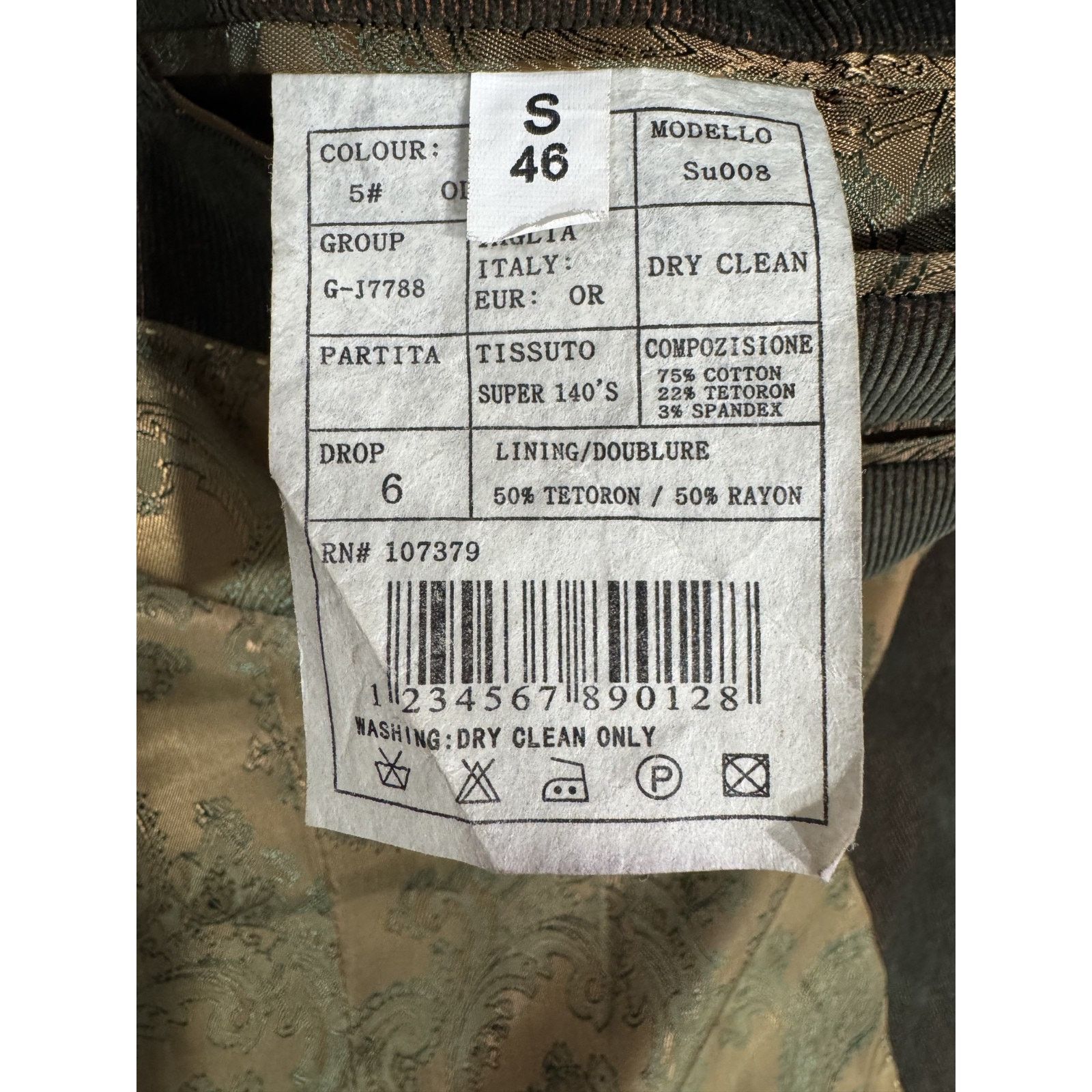 Other Rizzoli Uomo Corduroy Blazer 46 Brown Victory Outreach Size 46S - 10 Thumbnail