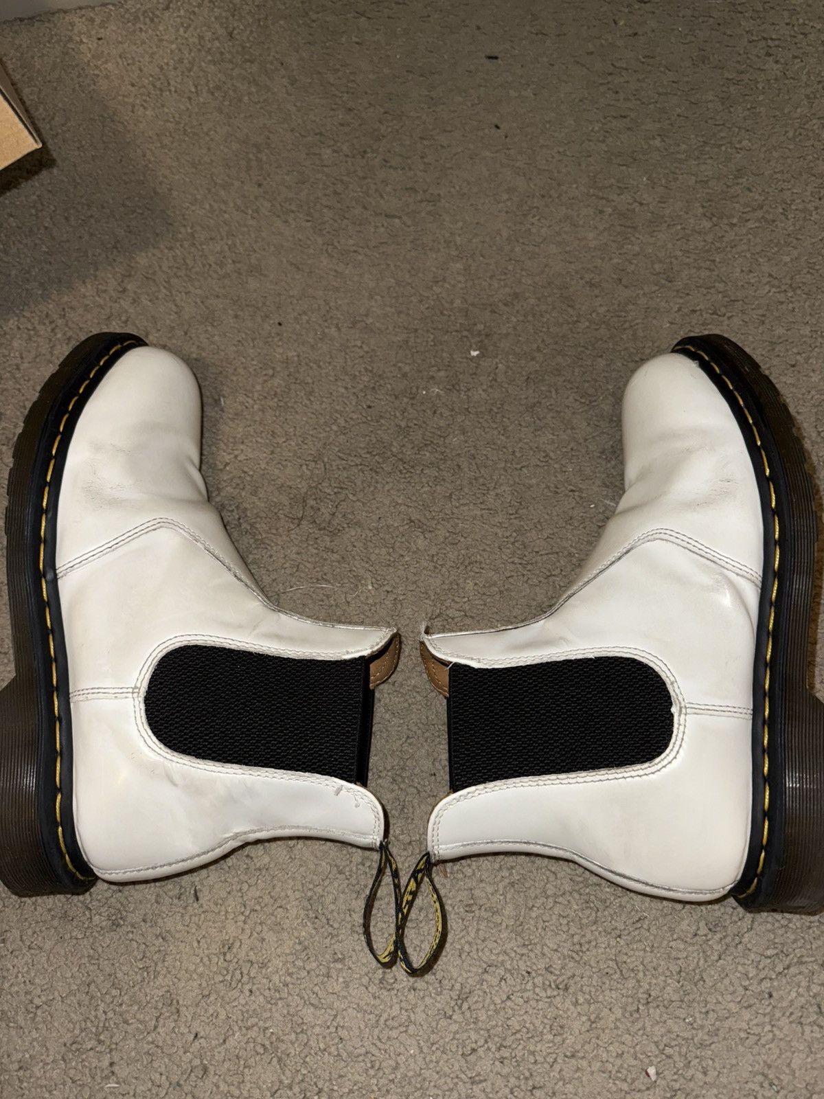 Dr. Martens White Boots Size US 11 / EU 44 - 8 Thumbnail