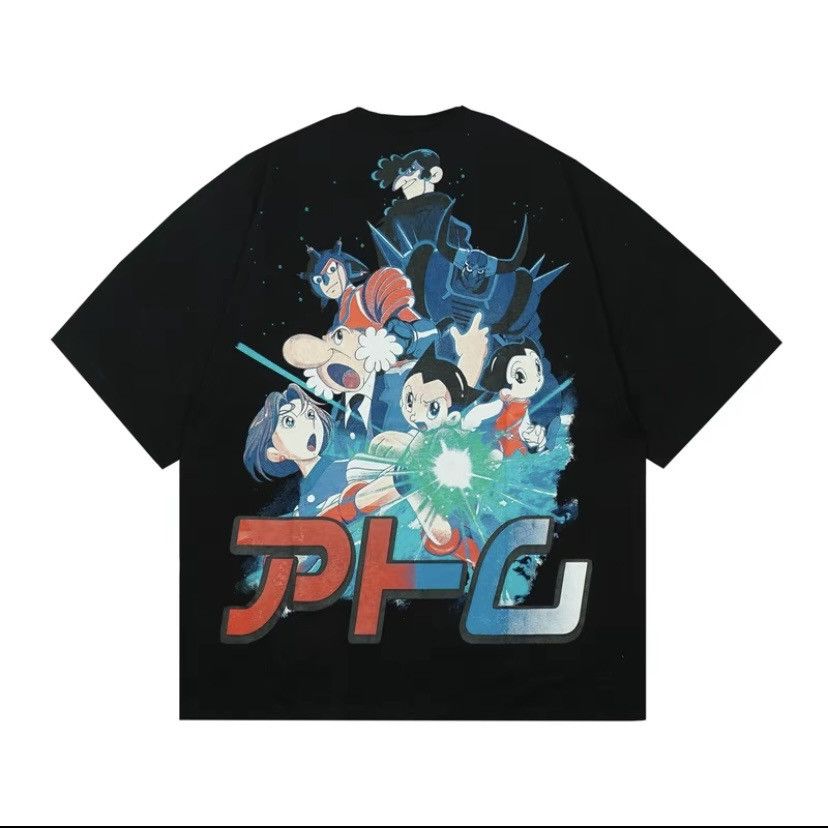 Anime × Japanese Brand 🔥RARE🔥 Astro Boy boot tee anima movie manga Size US L / EU 52-54 / 3 - 13 Thumbnail