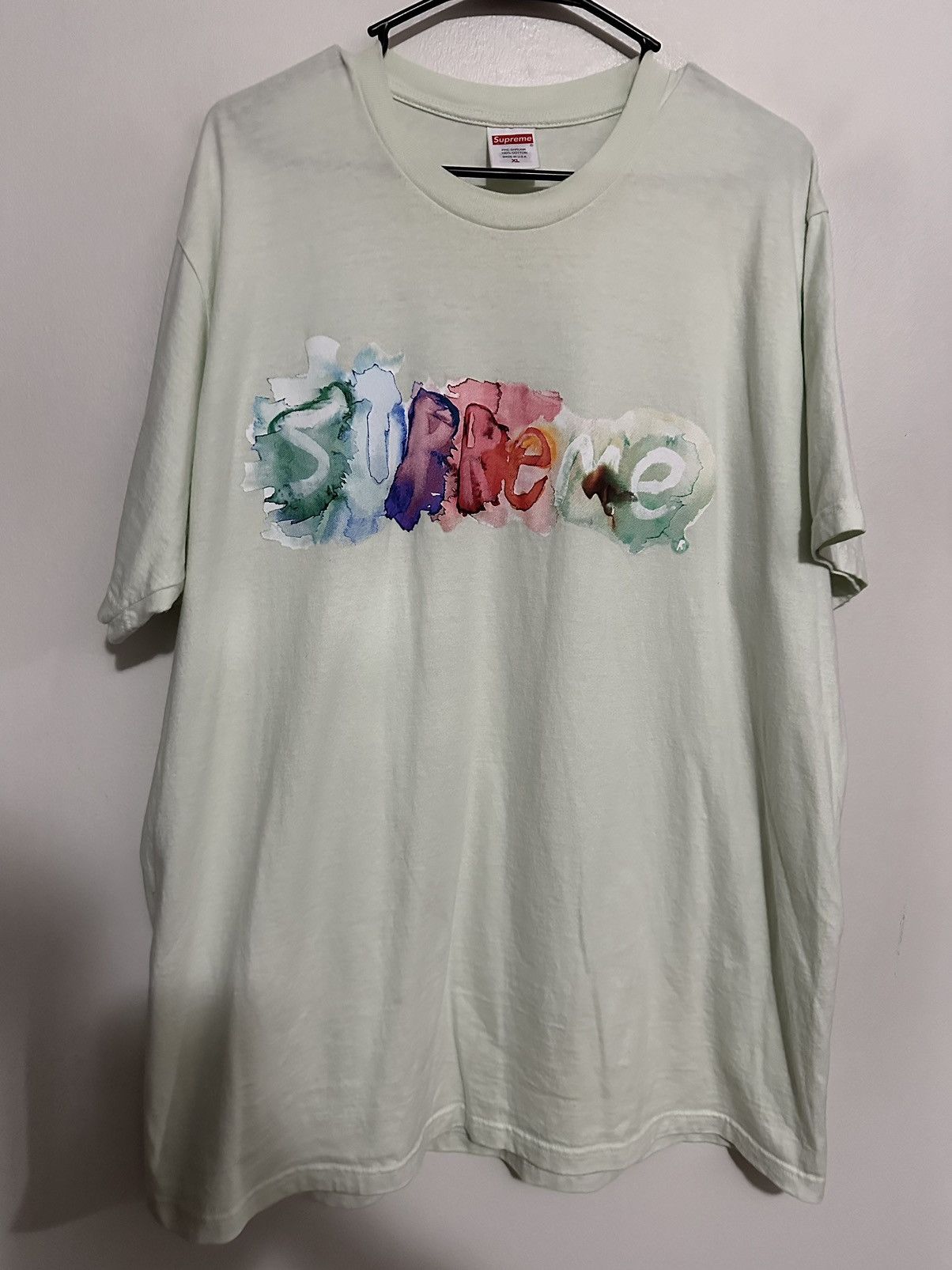Supreme Supreme Watercolor Tee Size US XL / EU 56 / 4 - 1 Thumbnail