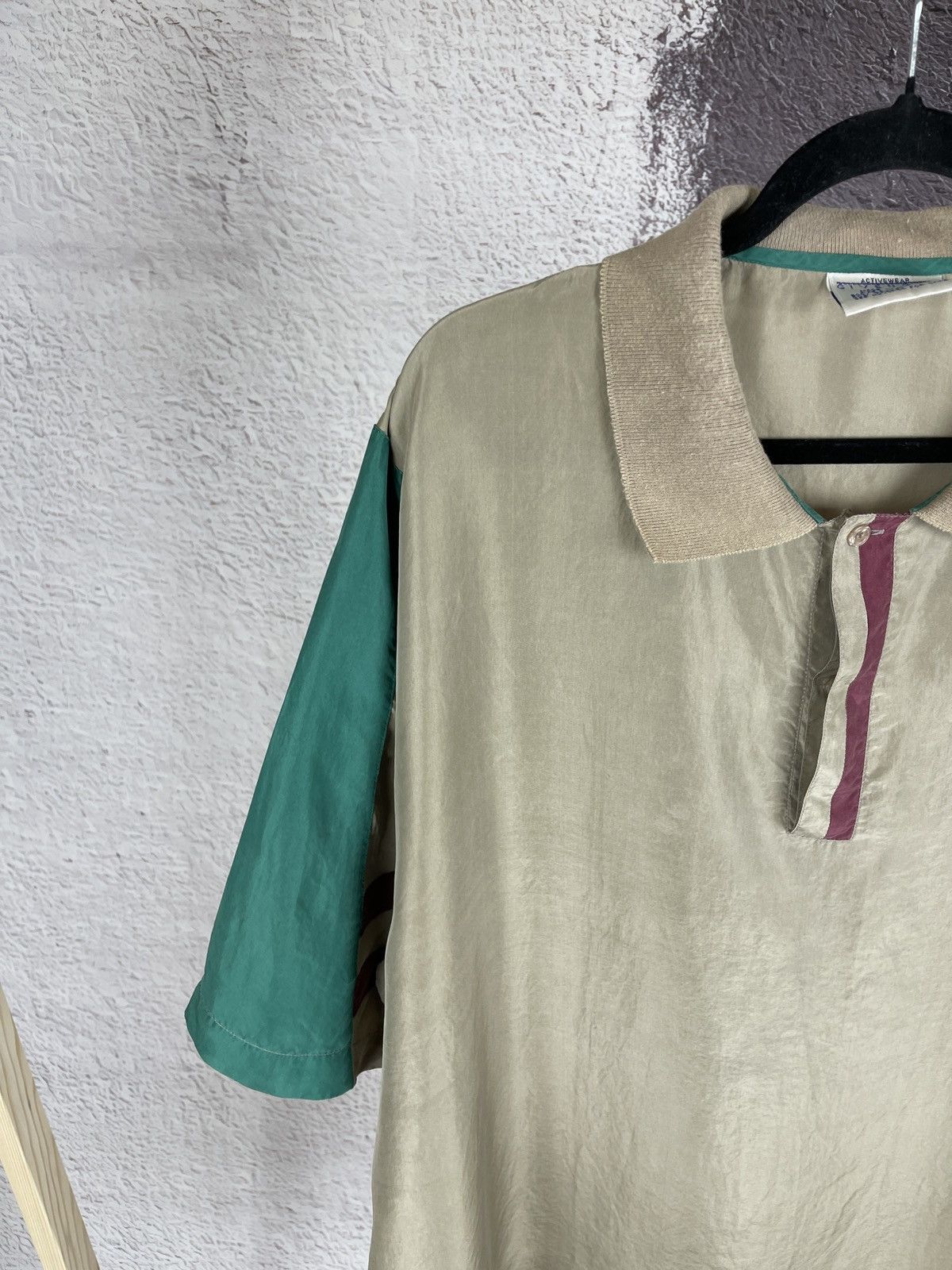 Givenchy Givenchy vintage Activewear 100% Silk multicolour polo Size US XL / EU 56 / 4 - 8 Thumbnail