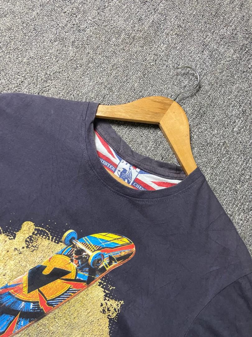 Japanese Brand Chester Denim Skateboard Printed Tshirt (185) Size US XXS / EU 40 - 6 Thumbnail