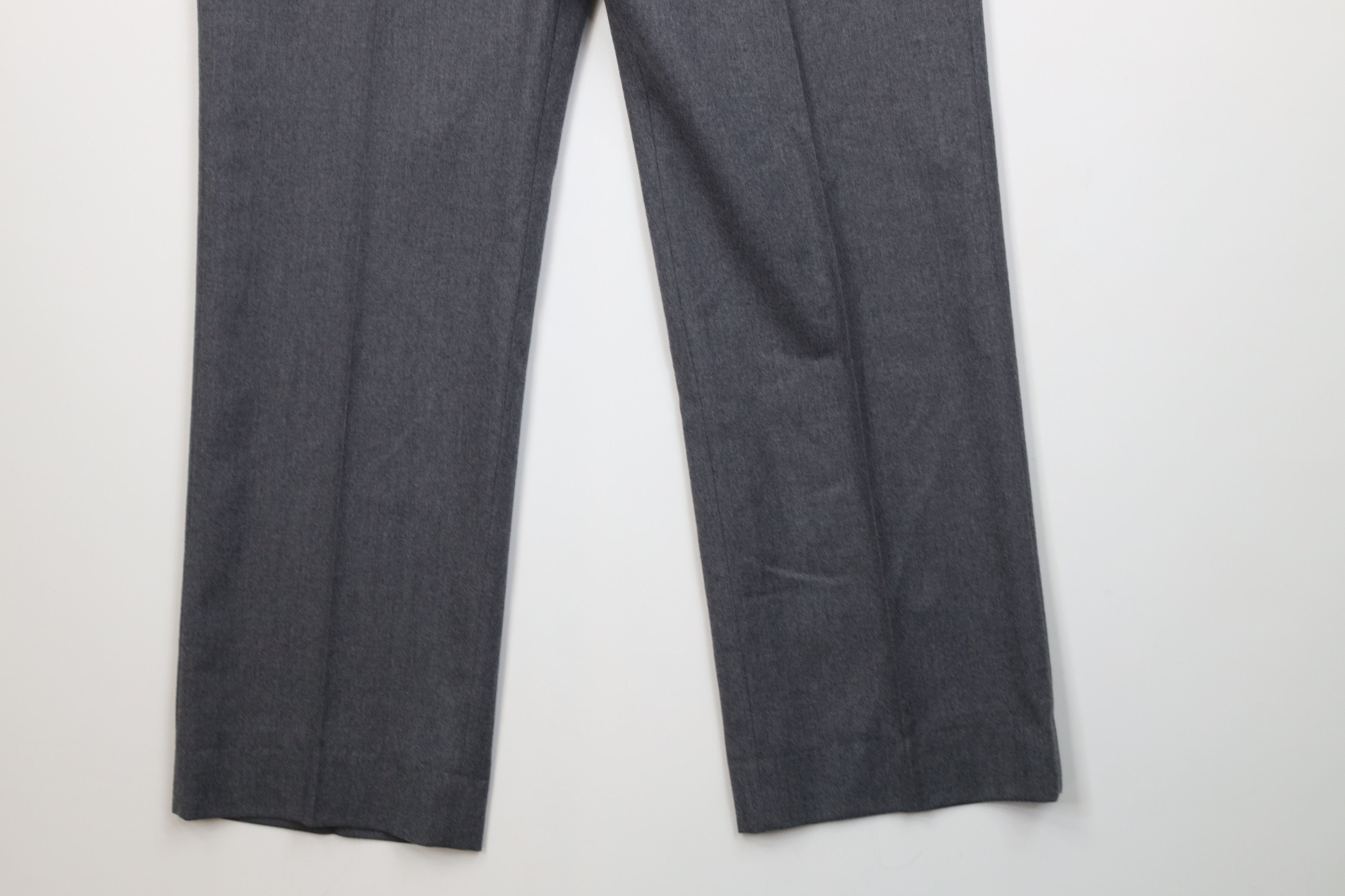 Vintage Vintage 70s Streetwear Flared Wide Leg Chino Pants Gray USA Size US 36 / EU 52 - 4 Thumbnail