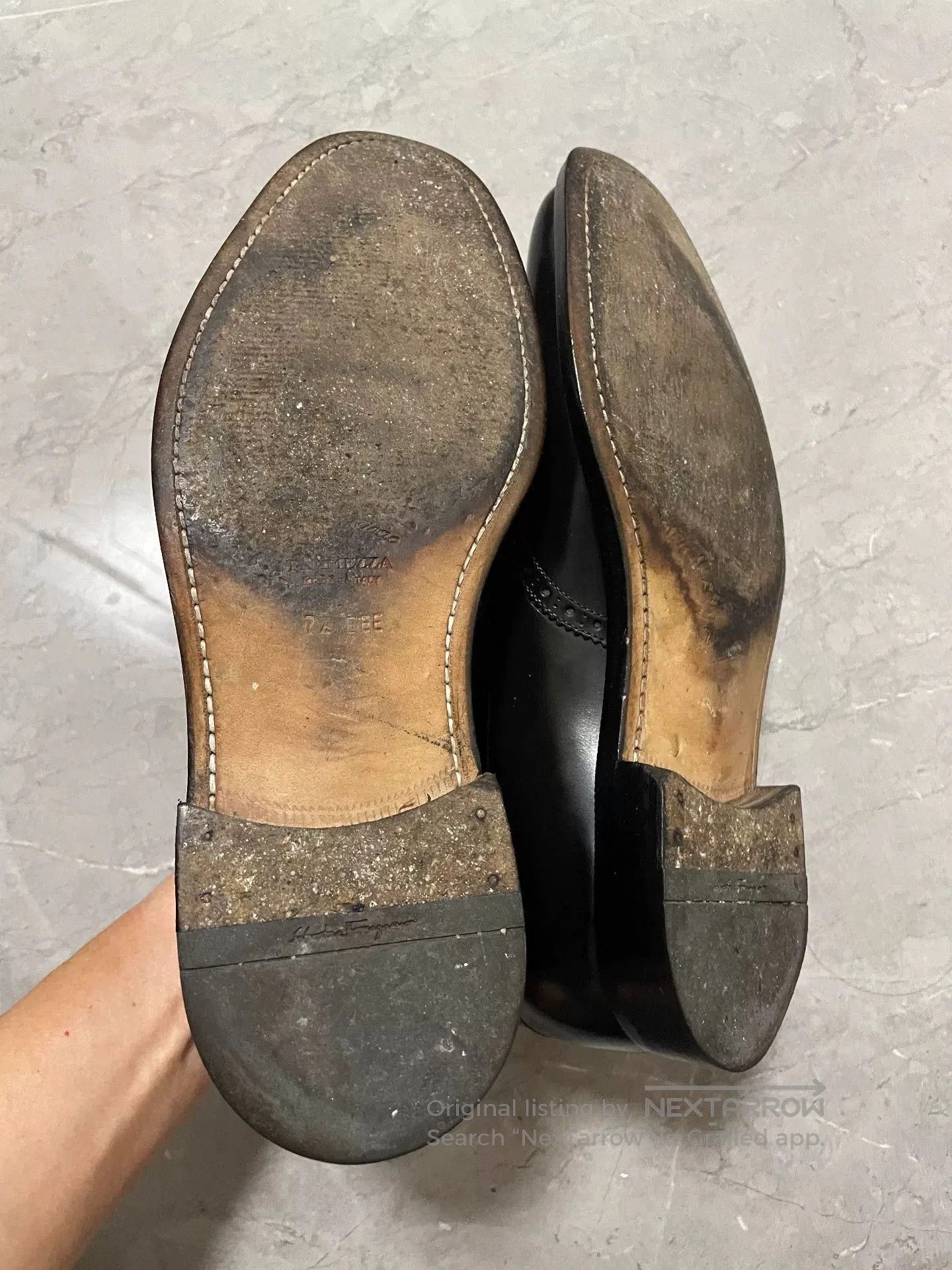 Salvatore Ferragamo Ferragamo Tramezza Men's Leather Shoes. Size US 8.5 / EU 41-42 - 7 Thumbnail