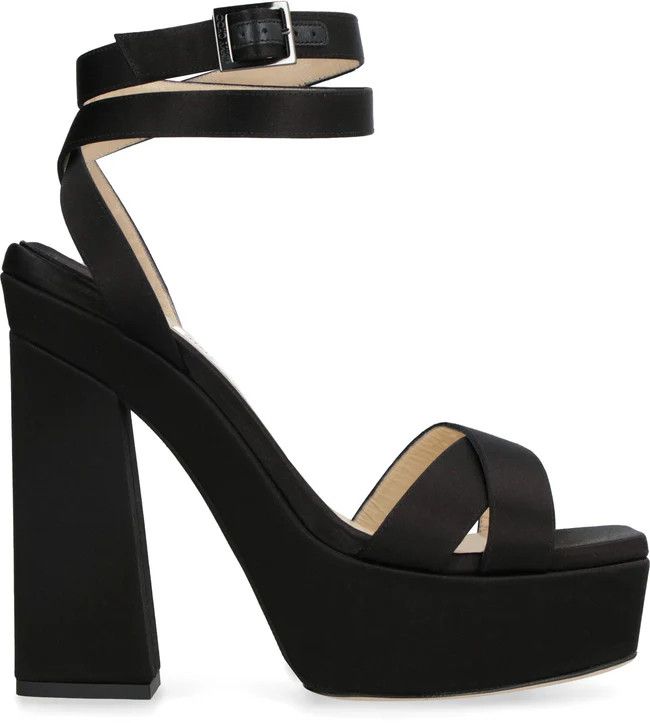Jimmy Choo o1y0326 Sandals in Black Size US 9 / IT 39 - 1 Thumbnail