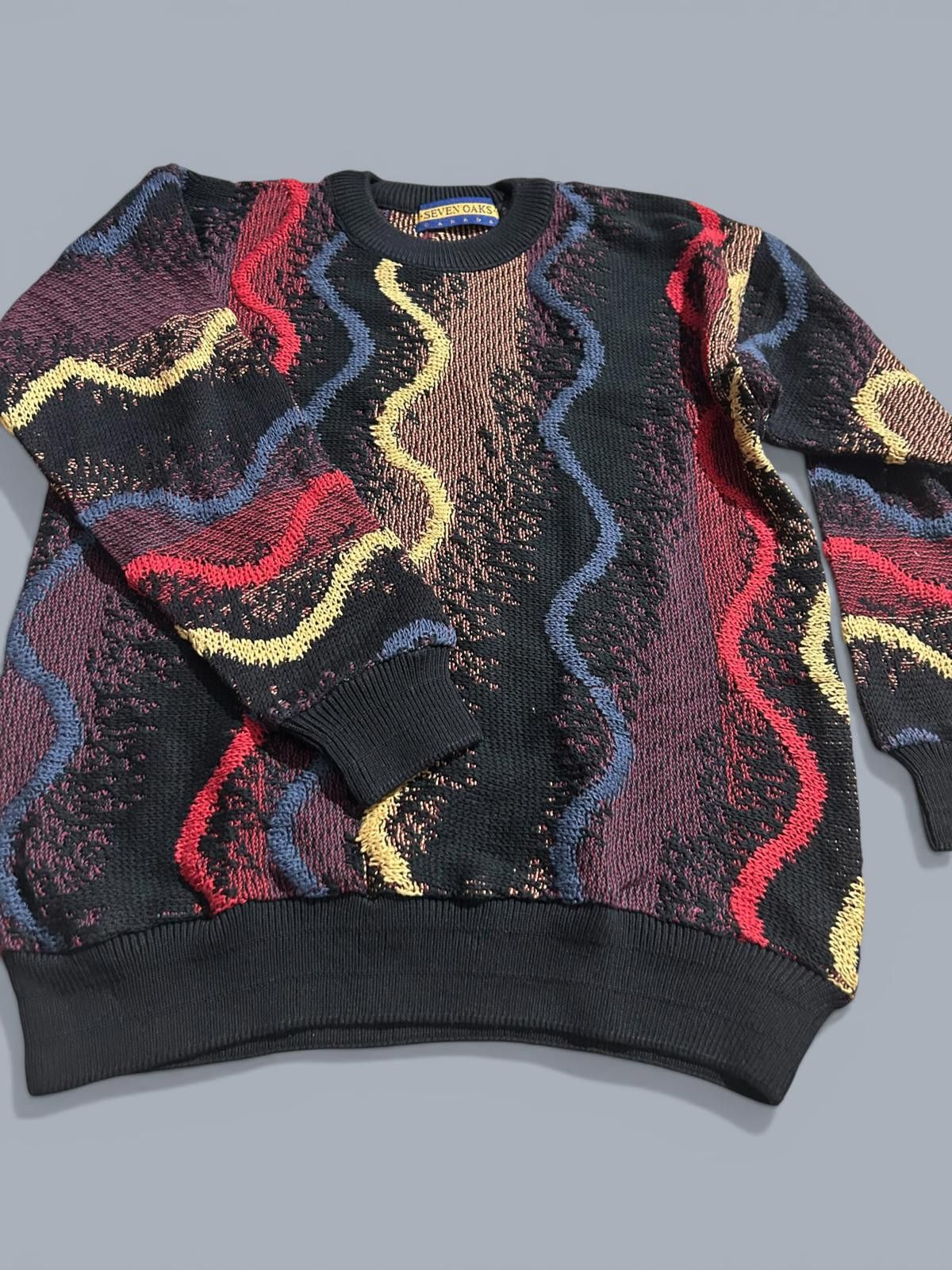 Tundra 2X Vintage Nineties 3D Coogi Tundra Knit Sweaters SMALL NWT Size US S / EU 44-46 / 1 - 4 Thumbnail