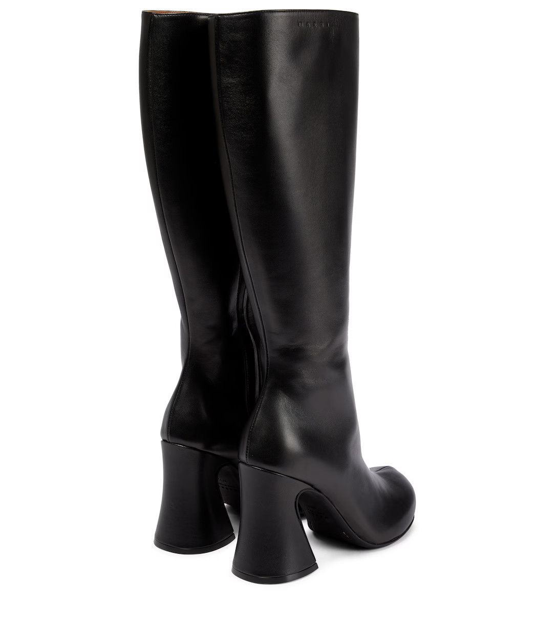 Marni o1y1025 Leather Boots in Black Size US 7 / IT 37 - 2 Thumbnail