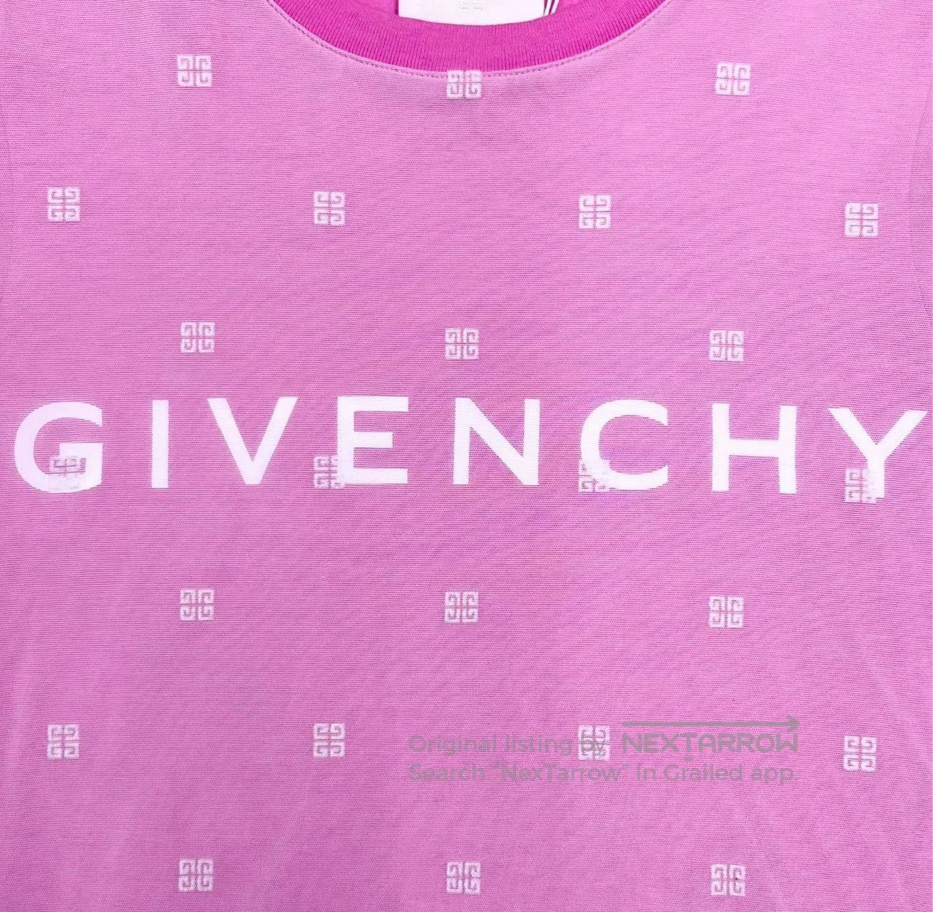 Givenchy Givenchy SS23 Pink 4G Logo Short Sleeve. Size US XS / EU 42 / 0 - 5 Thumbnail