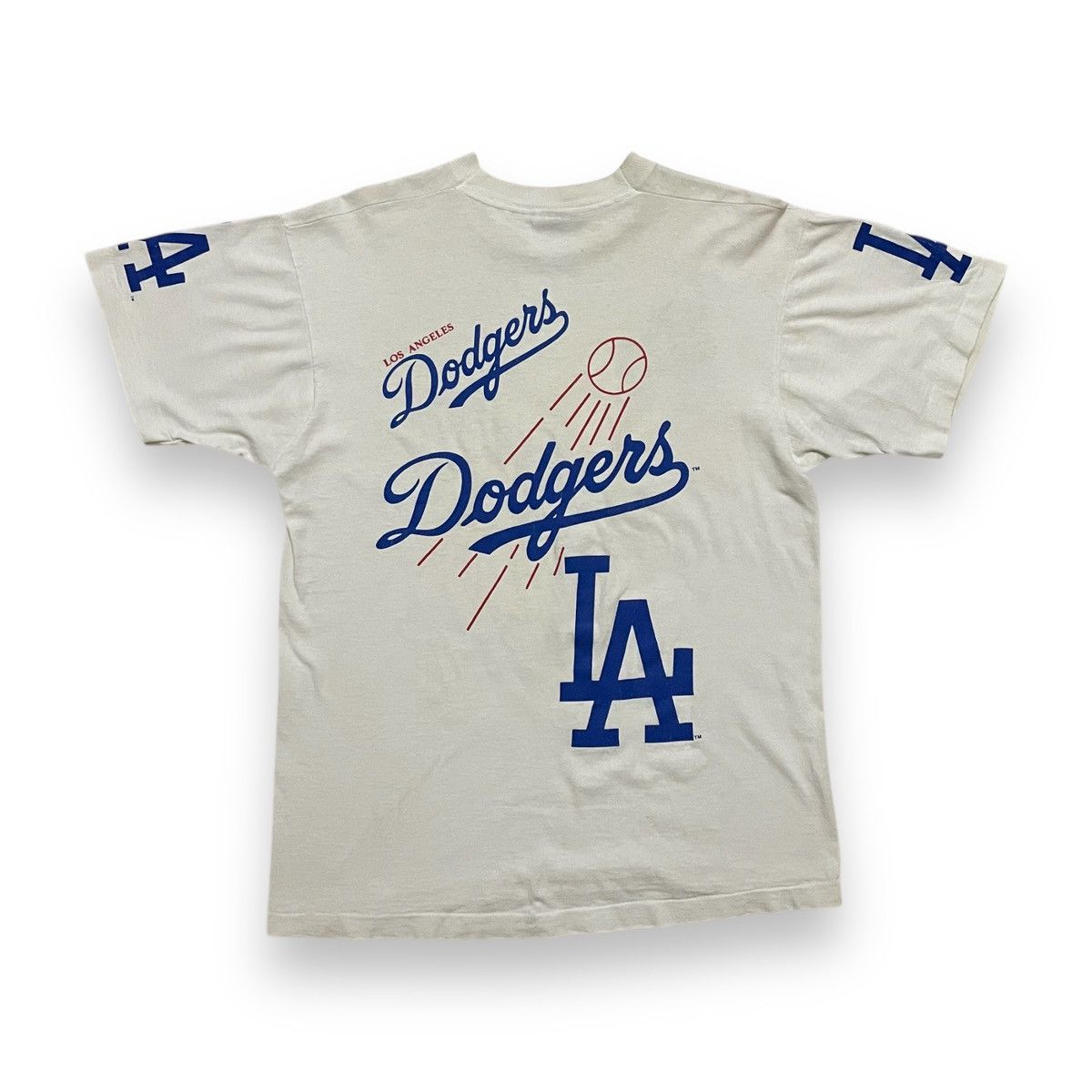 MLB Vintage 1990 Majestic LA Los Angeles Dodgers Team Size US M / EU 48-50 / 2 - 14 Thumbnail