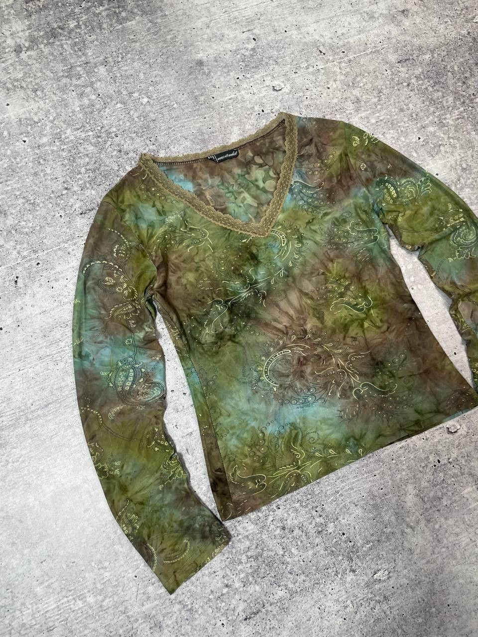 Hysteric Glamour Vintage Save The Queen Jean Paul Gaultier Style Mesh Top Y2K Size M / US 6-8 / IT 42-44 - 2 Thumbnail