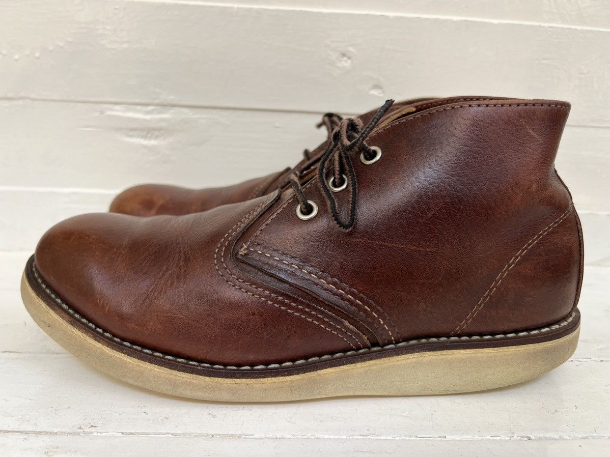 Red Wing Red Wing 3141 Chukka Briar Oil Slick Brown Leather Boots Size US 8 / EU 41 - 4 Thumbnail