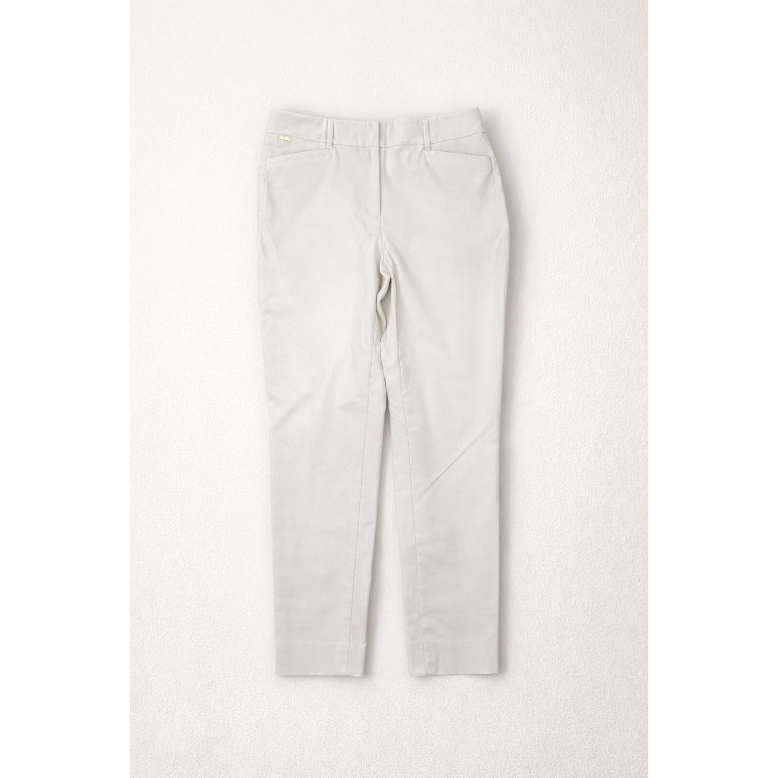 White House Black Market White House Black Market White Slim Ankle Pants | Size 8 | S Size 30" / US 8 / IT 44 - 1 Thumbnail