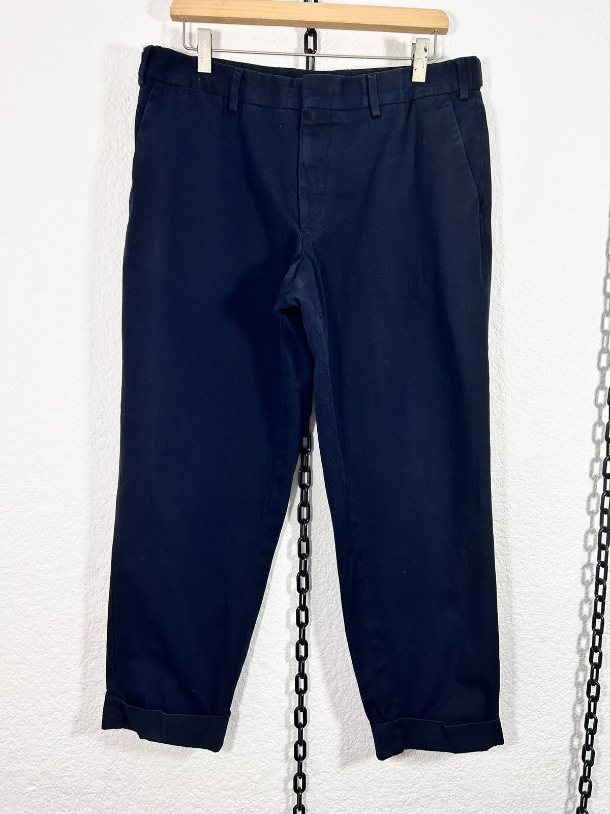 image of Dries Van Noten Van Dries Noten Tailoring Pants in Blue, Men's (Size 36)