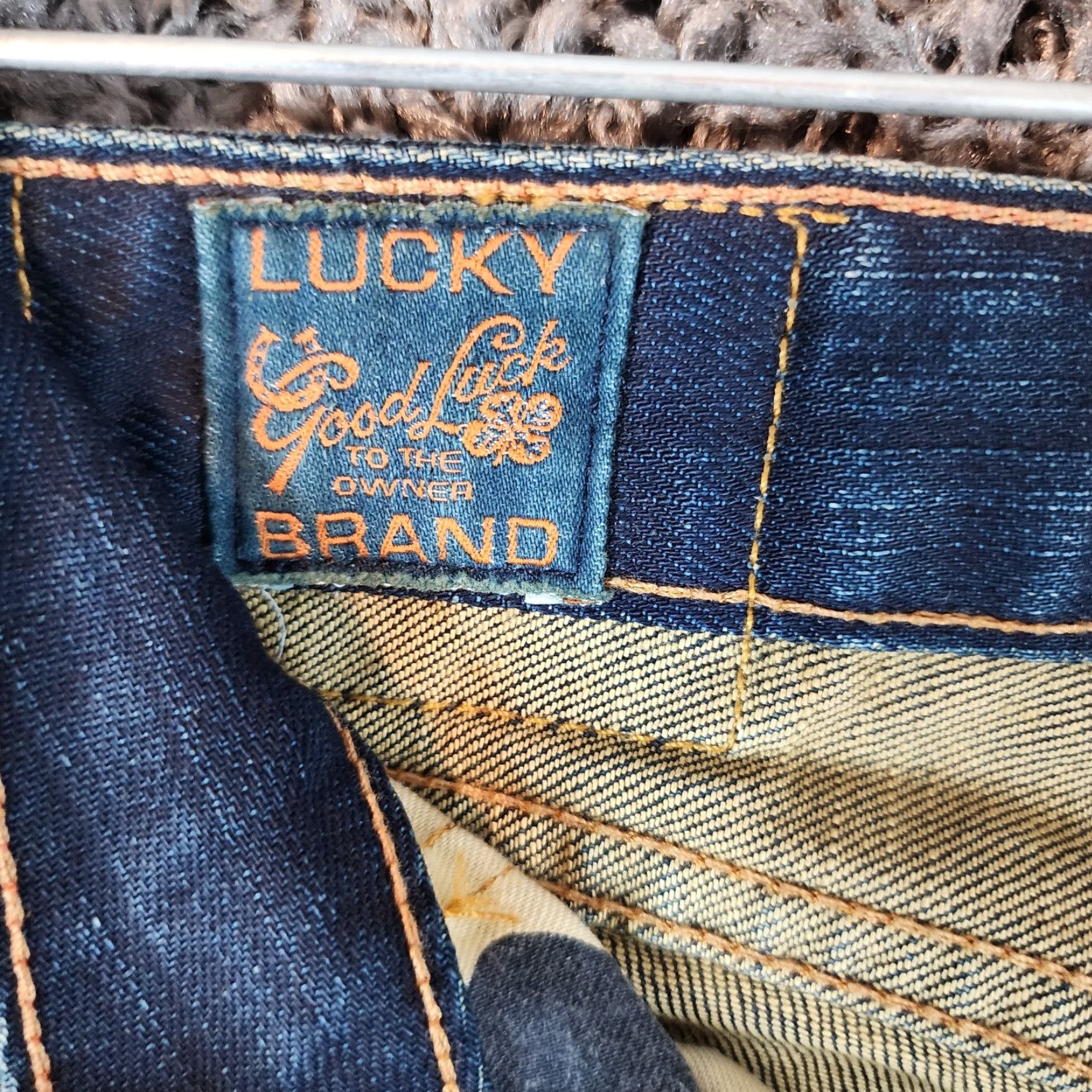 Lucky Brand LUCKY BRAND Womens Straight Dark Wash Blue Jeans Size 8 Regular Size 30" / US 8 / IT 44 - 7 Thumbnail
