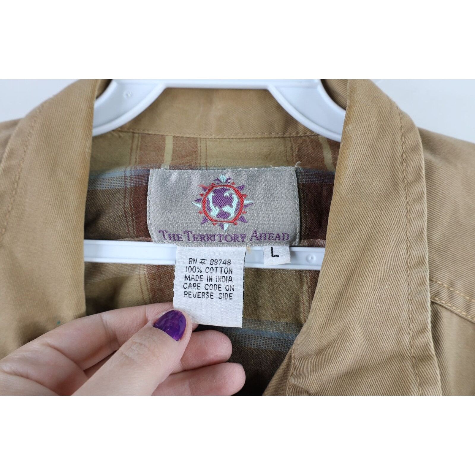 Vintage Vintage 90s Streetwear Cotton Twill Full Zip Bomber Jacket Size US L / EU 52-54 / 3 - 5 Thumbnail