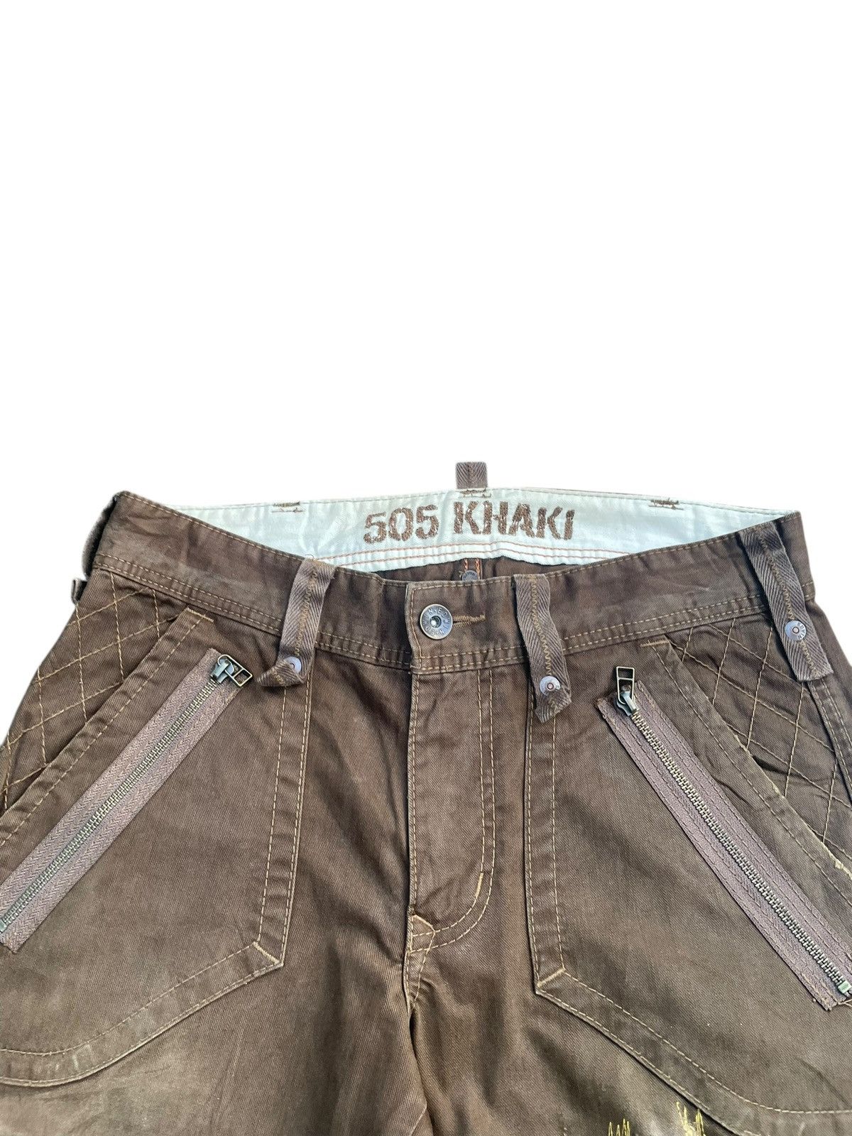 Edwin Edwin 505 Khaki Size US 33 - 5 Thumbnail