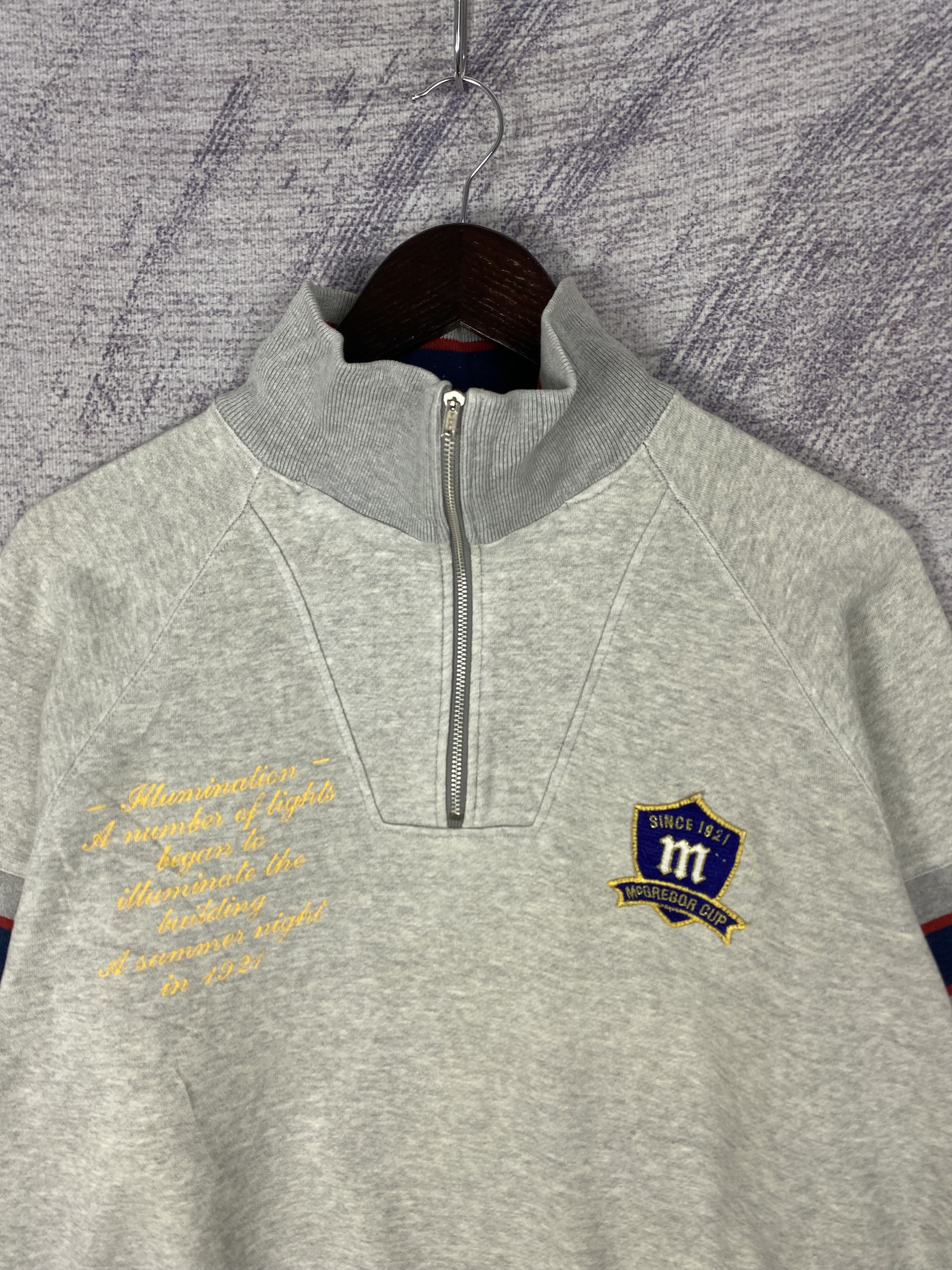 McGregor Vintage Mc Gregor Halfzipper Long Sleeve Sweatshirts Size US L / EU 52-54 / 3 - 2 Thumbnail
