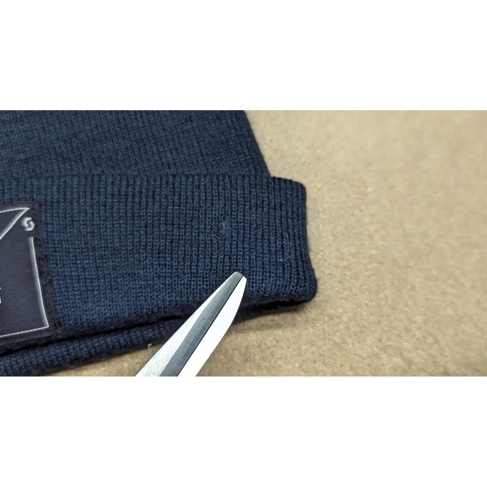 Vintage SCOTT Blue Beanie Hat One Size Cuffed Casual Beanie Unisex Adults Knit Lined Winter Fall Spring Sports Cap Mens Womens Boys Girls Size ONE SIZE - 3 Thumbnail