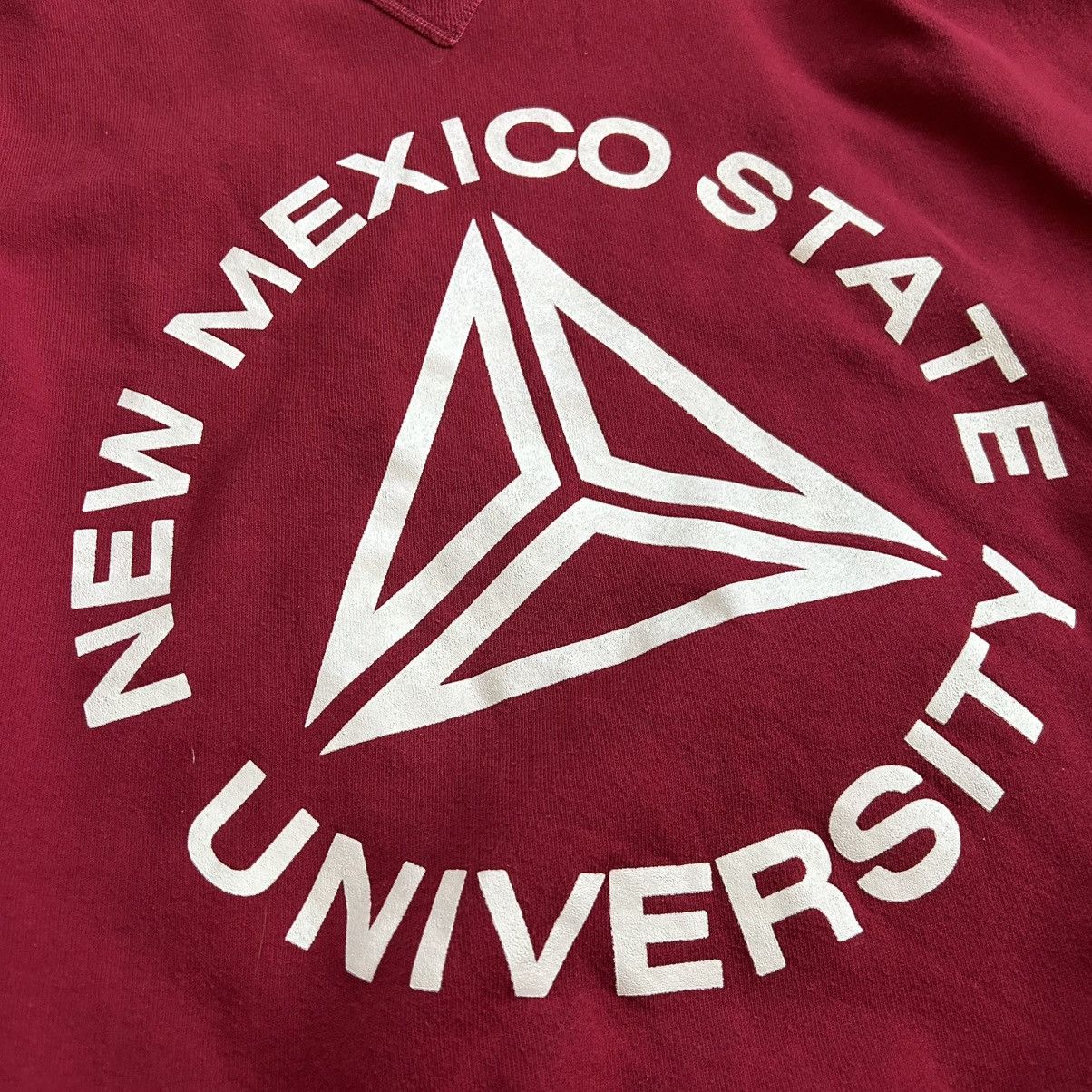 Russell Athletic NEW MEXiCO STATE UNiVERSiTY LAS CRUCES CRiMSON TRiANGLE Size US XL / EU 56 / 4 - 7 Thumbnail