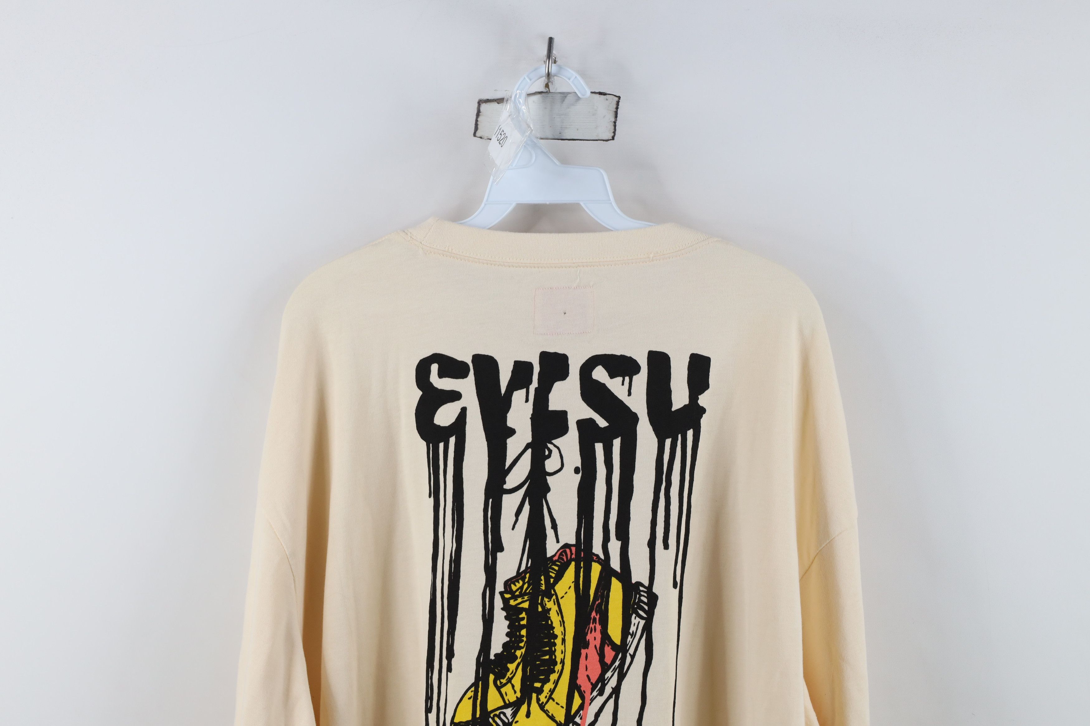 Evisu Deadstock Vintage 90s Evisu Jeans Shoes Long Sleeve T-Shirt Size US XXL / EU 58 / 5 - 16 Thumbnail