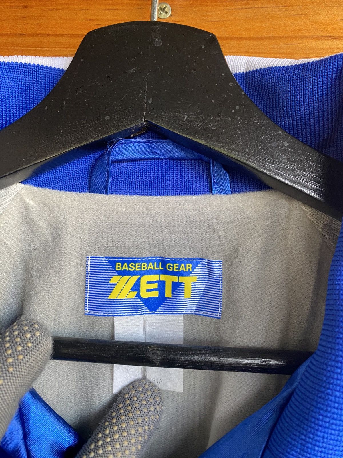 Japanese Brand Zett Baseball Gear Matsuba New Ceramics Blue Varsity Jacket Size US L / EU 52-54 / 3 - 9 Thumbnail