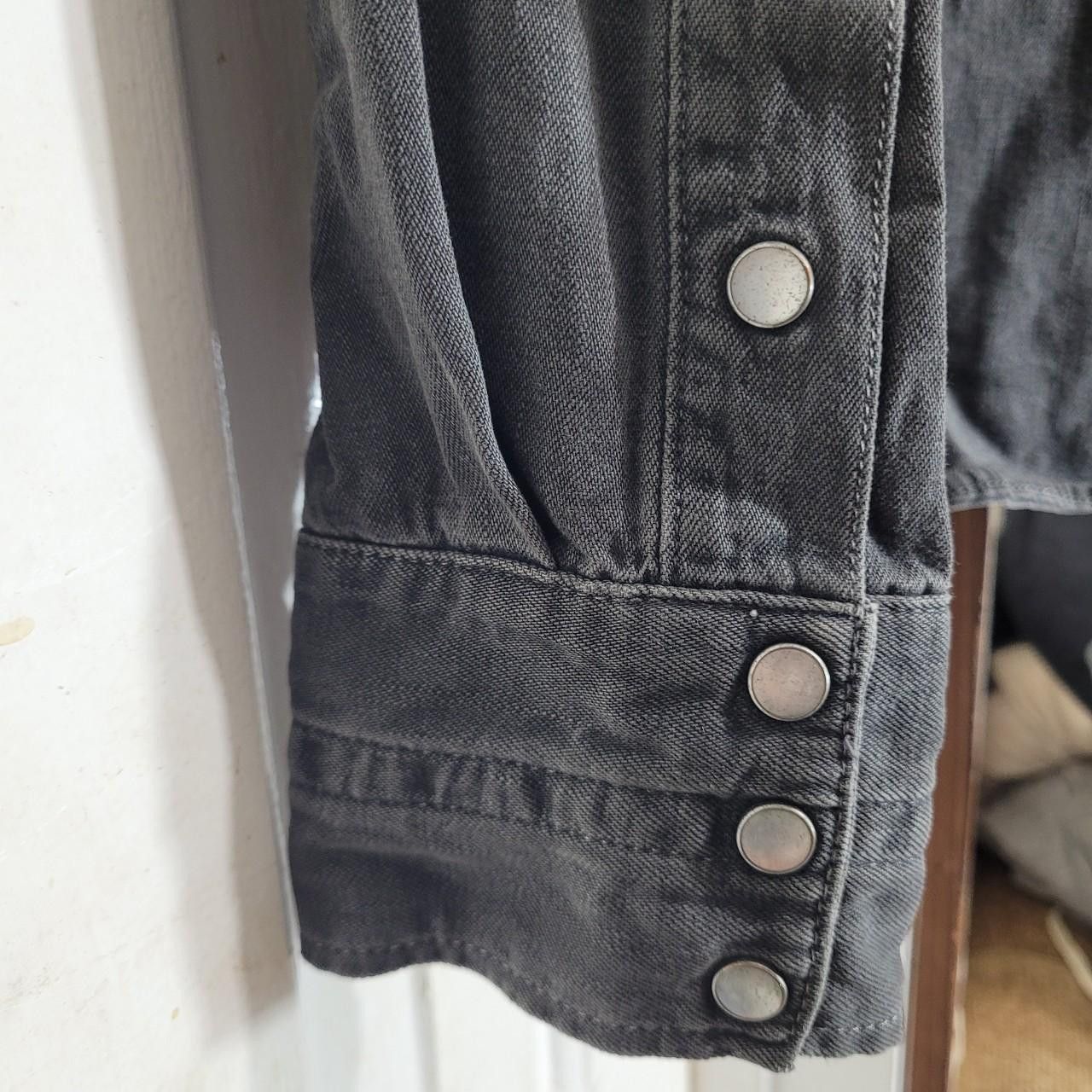 Number (N)ine SS08 washed denim western button up Size US L / EU 52-54 / 3 - 4 Thumbnail