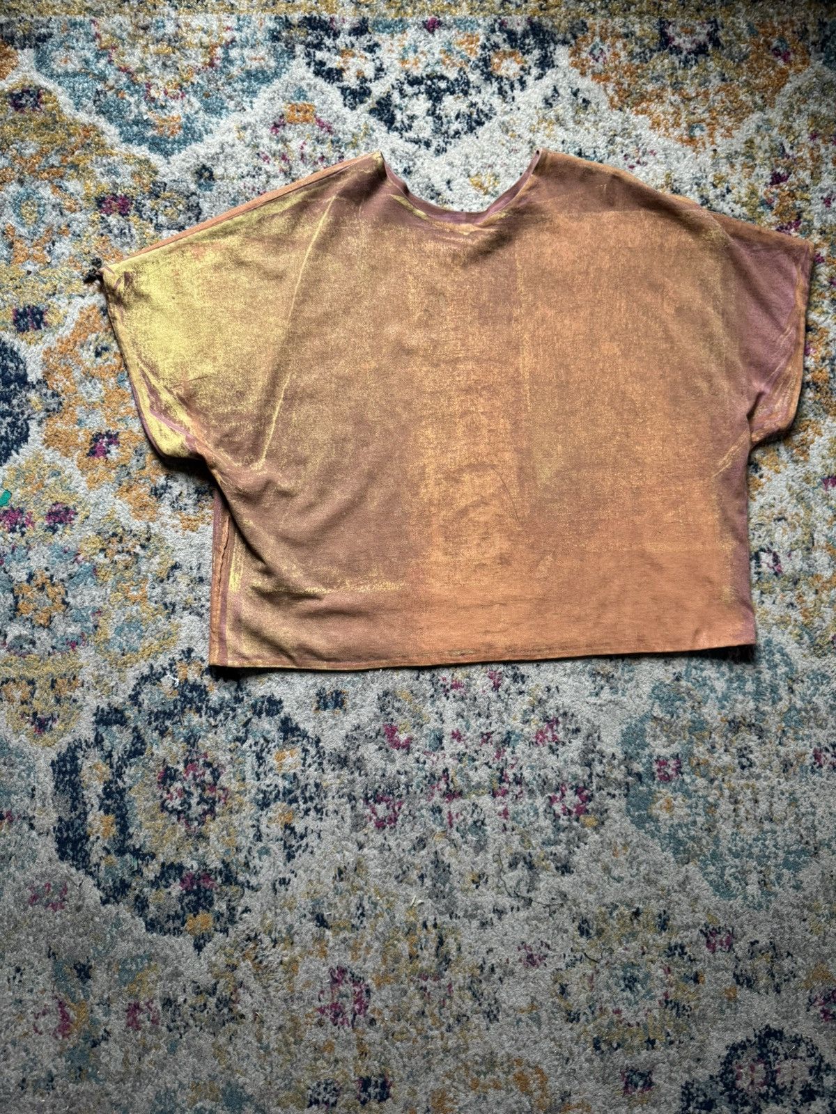 Yeezy RARE UNRELEASED DOUBLE LAYER YEEZY WYOMING HAND PAINTED TEE Size US M / EU 48-50 / 2 - 1 Thumbnail
