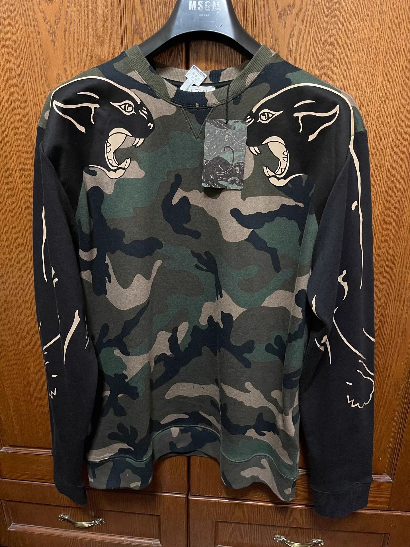 Valentino Valentino Panther Camo Hoodie XL Size US XL / EU 56 / 4 - 2 Thumbnail