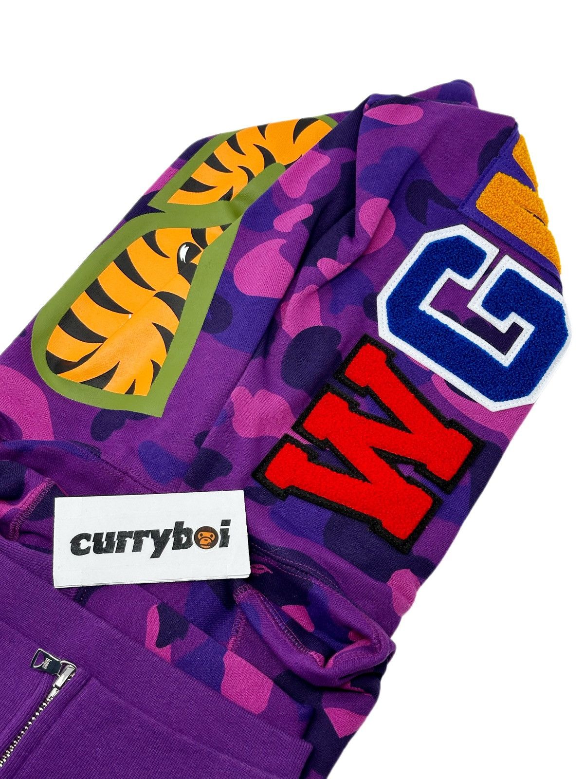 Bape BAPE Color Camo Shark Pullover Hoodie Purple Size US S / EU 44-46 / 1 - 5 Thumbnail