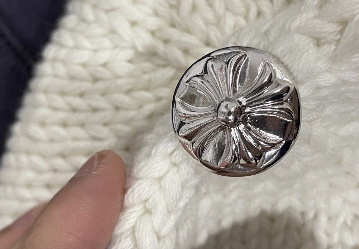 Chrome Hearts Beaded cross cashmere beanie Size ONE SIZE - 3 Thumbnail