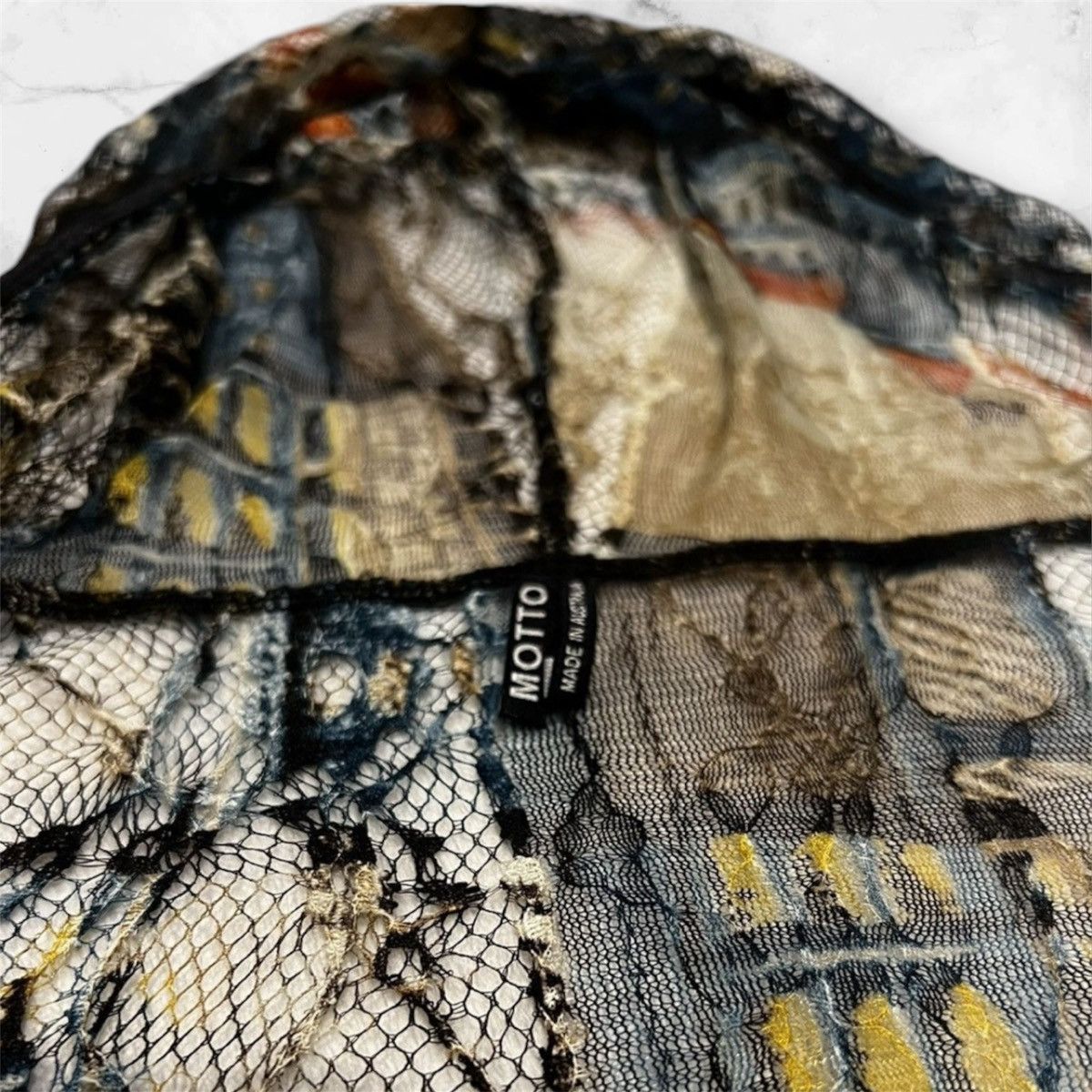 Vintage Vintage Unique Abstract Summer Beach Jacket Size ONE SIZE - 4 Thumbnail