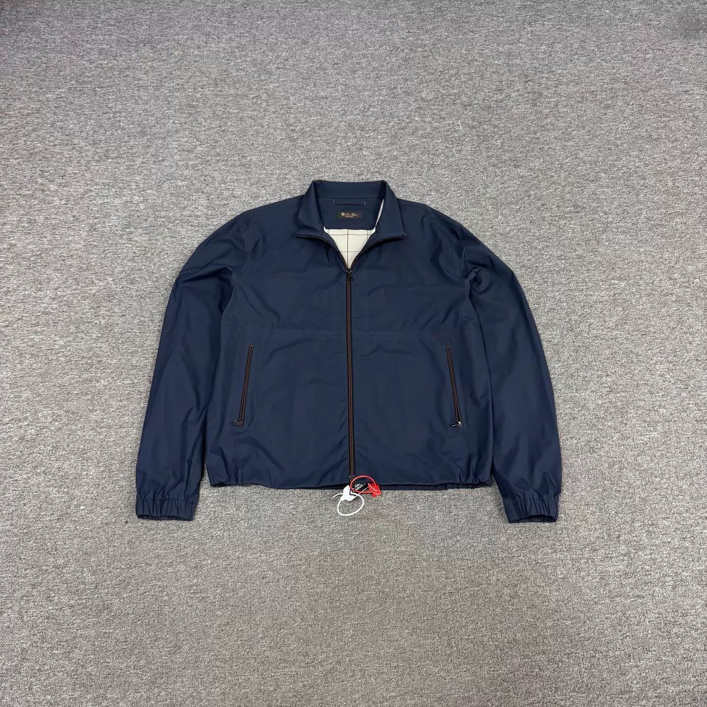 Loro Piana Blue Zip-Front Light Jacket XL Size US XL / EU 56 / 4 - 1 Thumbnail