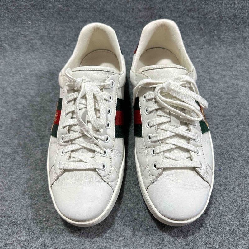 Gucci Gucci Ace Leather Fashion Sneakers for Men Size US 8 / EU 41 - 1 Thumbnail