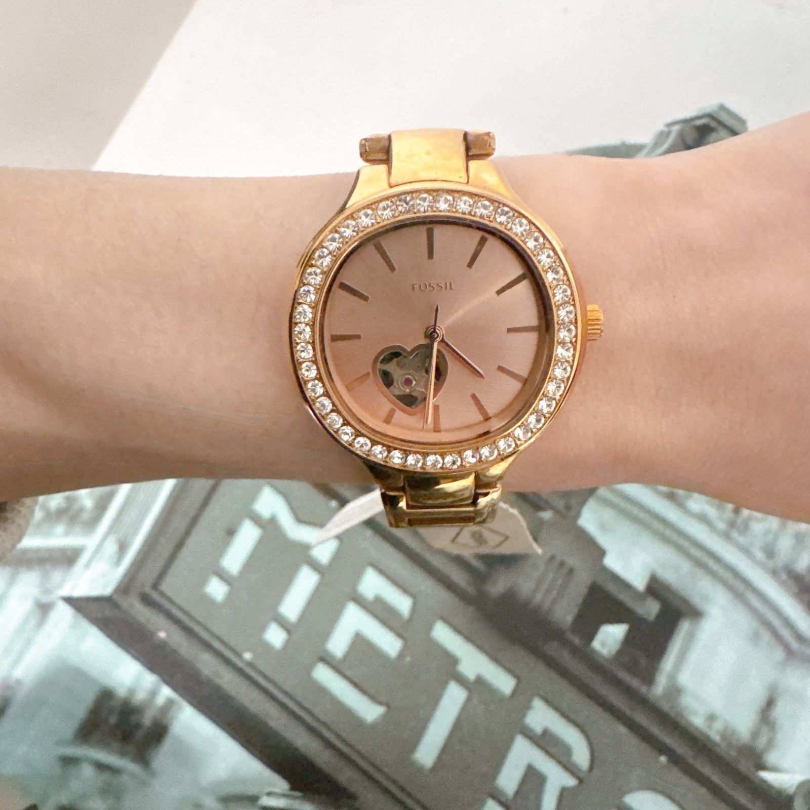 Fossil Fossil BQ3723 Weslee Automatic Rose Stainless Steel Watch Size ONE SIZE - 6 Thumbnail