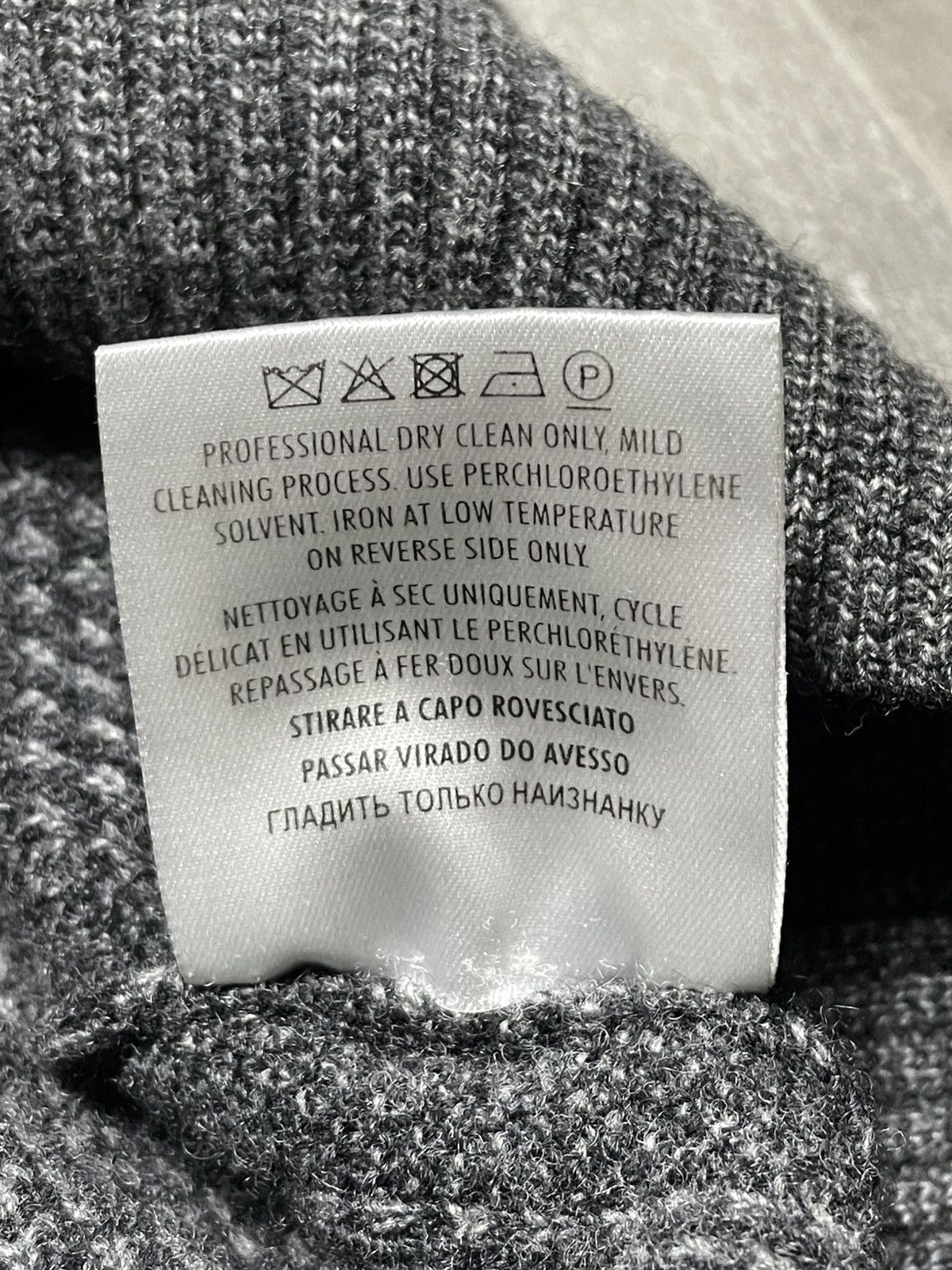 Gucci Gucci Vintage Cashmere Knit Sweater Grey Made In Italy L Size US M / EU 48-50 / 2 - 6 Thumbnail