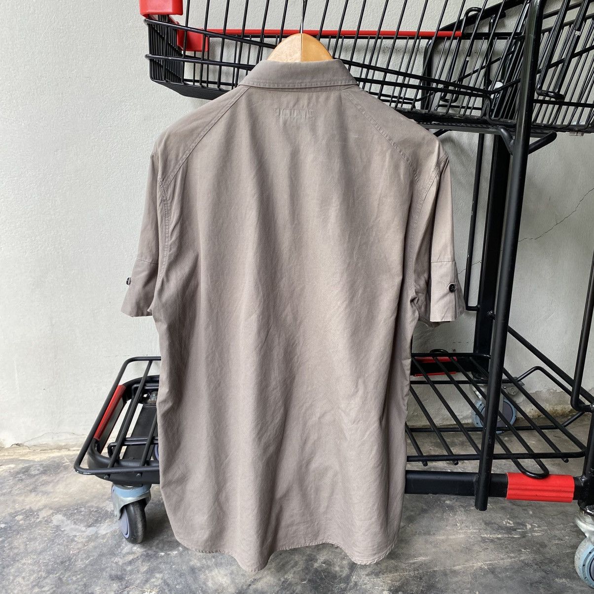 Designer × Japanese Brand GROSBEC Stone Taupe Short Sleeve Shirt Size US M / EU 48-50 / 2 - 2 Thumbnail