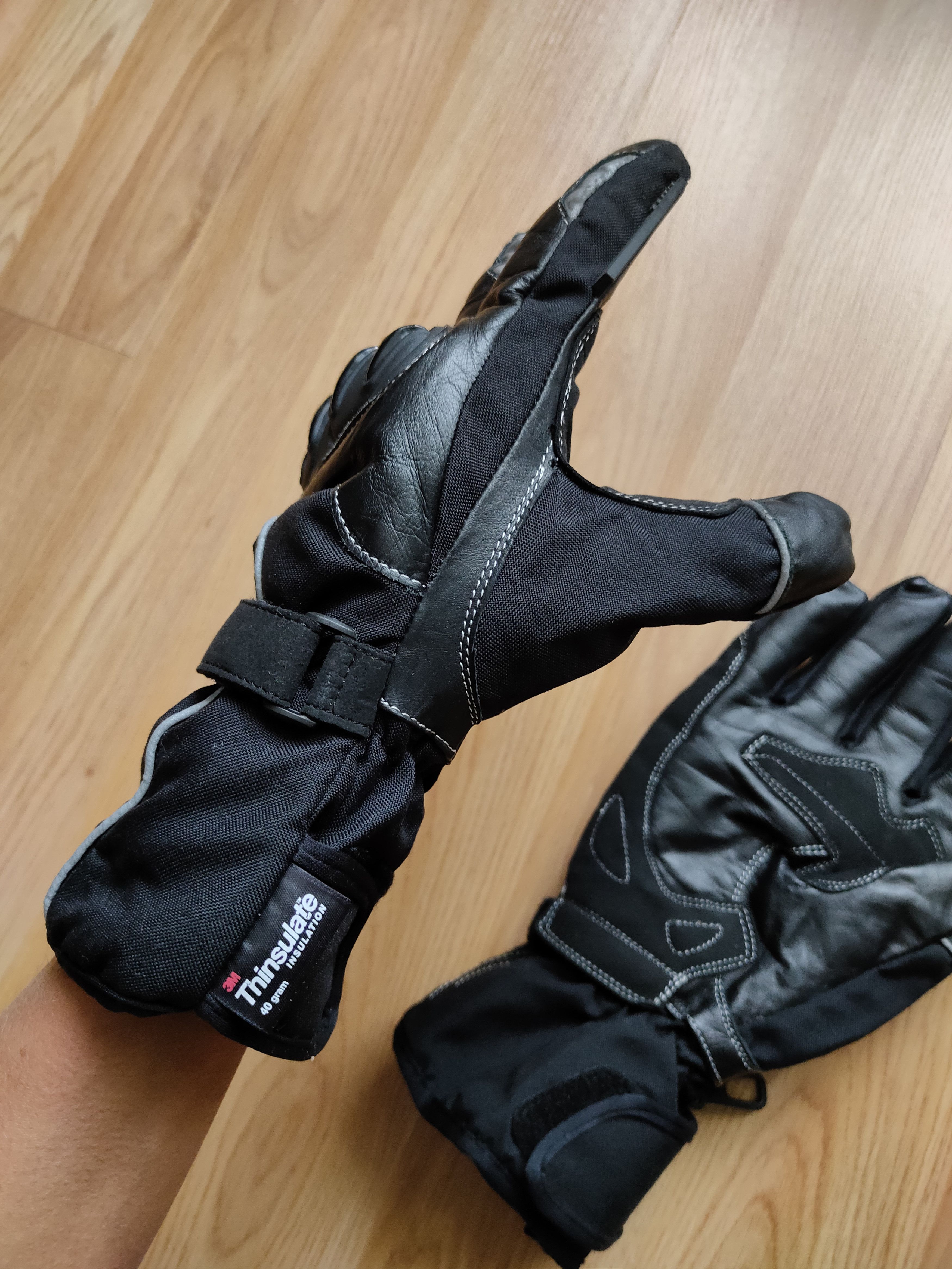 Indian Motorcycle Motorcycle Leather Gloves Crivit Motoracing Gloves Gorpcore Size ONE SIZE - 5 Thumbnail