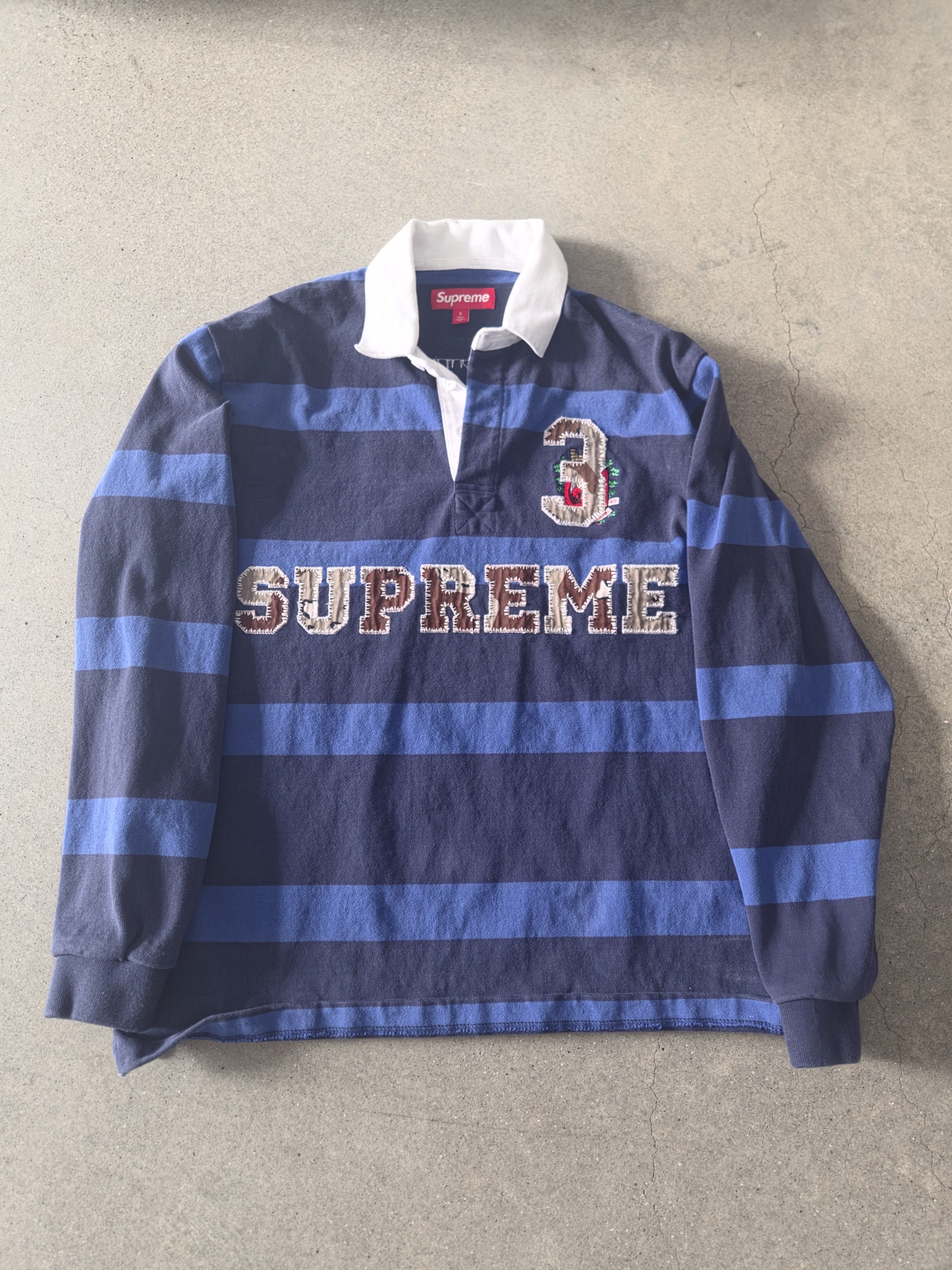 Supreme Supreme Striped Rugby Pink FW25 | Grailed