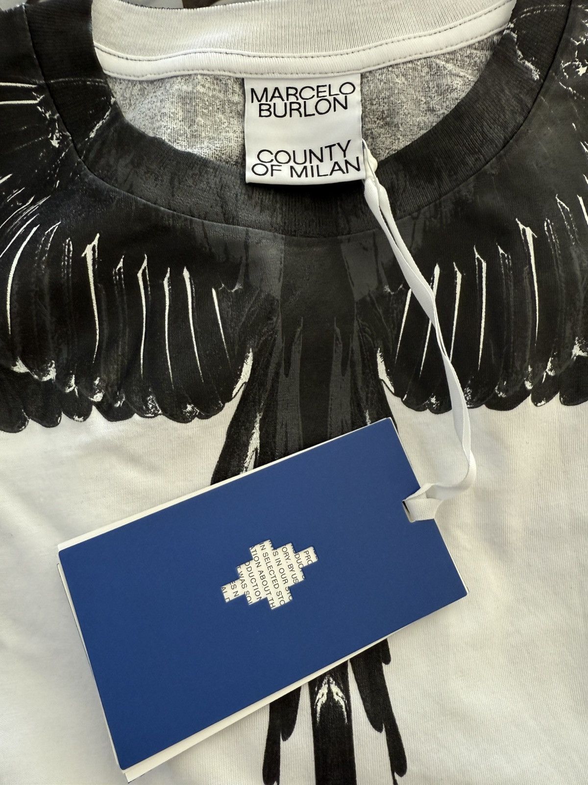 Marcelo Burlon Marcelo Burlon graphic feather Tshirt Size US XL / EU 56 / 4 - 9 Thumbnail