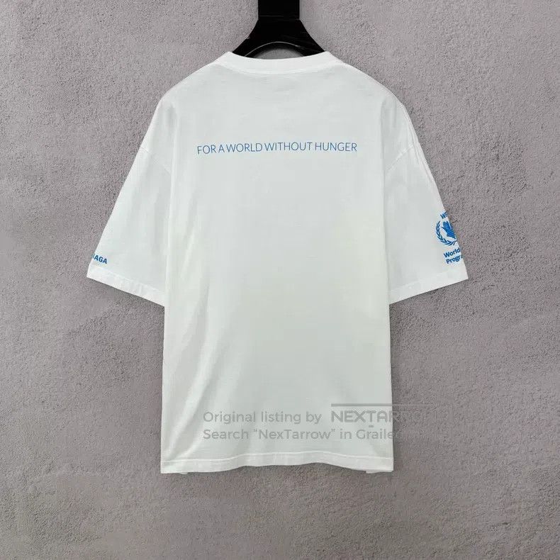 Balenciaga Balenciaga Printed Logo Round Neck Short Sleeve Size US S / EU 44-46 / 1 - 2 Thumbnail