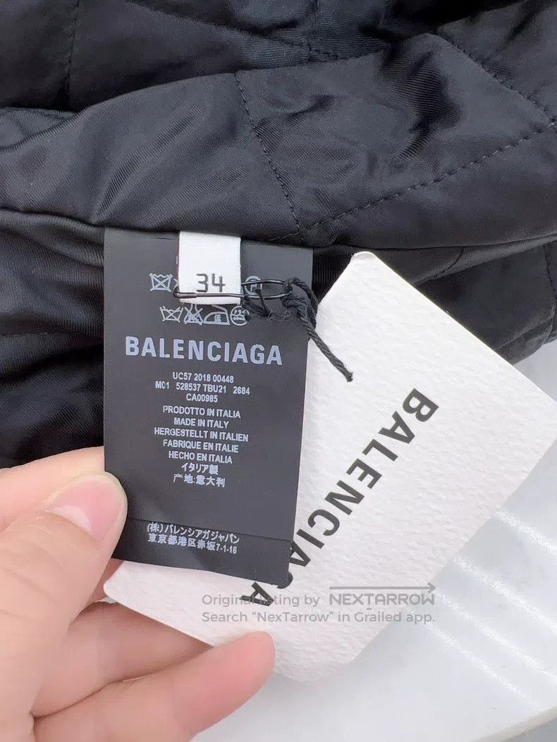 Balenciaga Balenciaga Woolen Plaid Overcoat Size XXS / US 00 / IT 34 - 5 Thumbnail