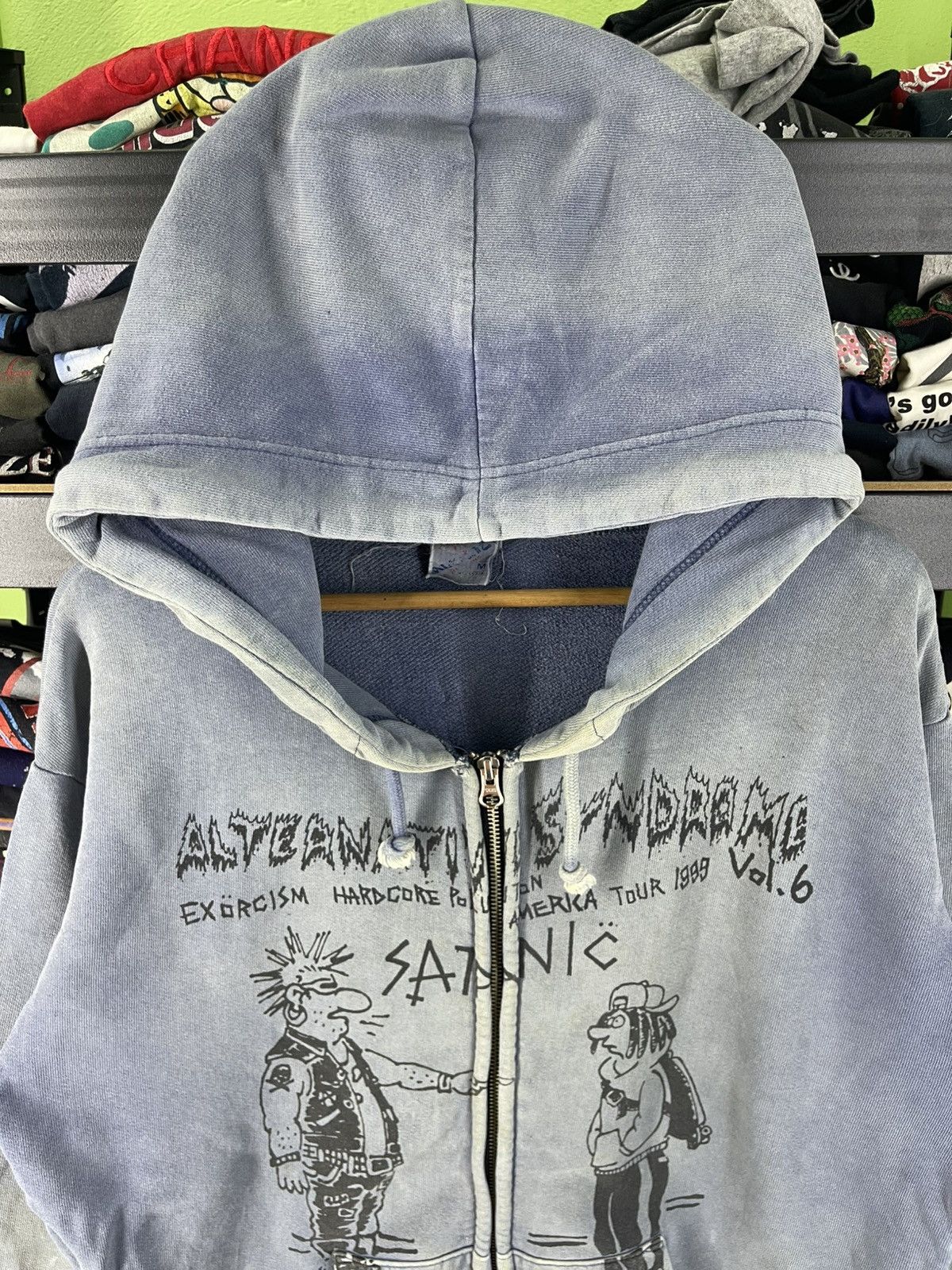 Band Tees vintage 90's Alternative Syndrome Exorcism Hardcore Tour Size US M / EU 48-50 / 2 - 2 Thumbnail