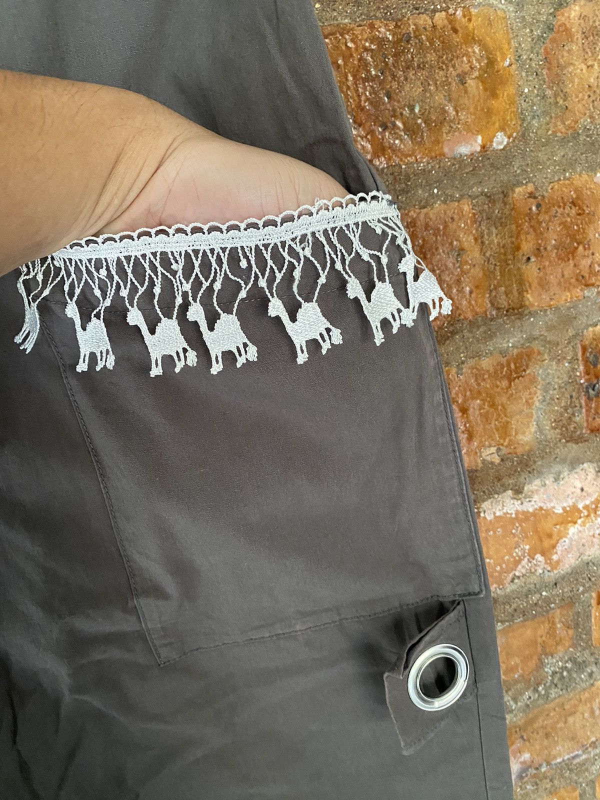 Issey Miyake × Ne-Net × mercibeaucoup ISSEY Miyake Ne-Net fringe Camel bush light Size US 30 / EU 46 - 9 Thumbnail