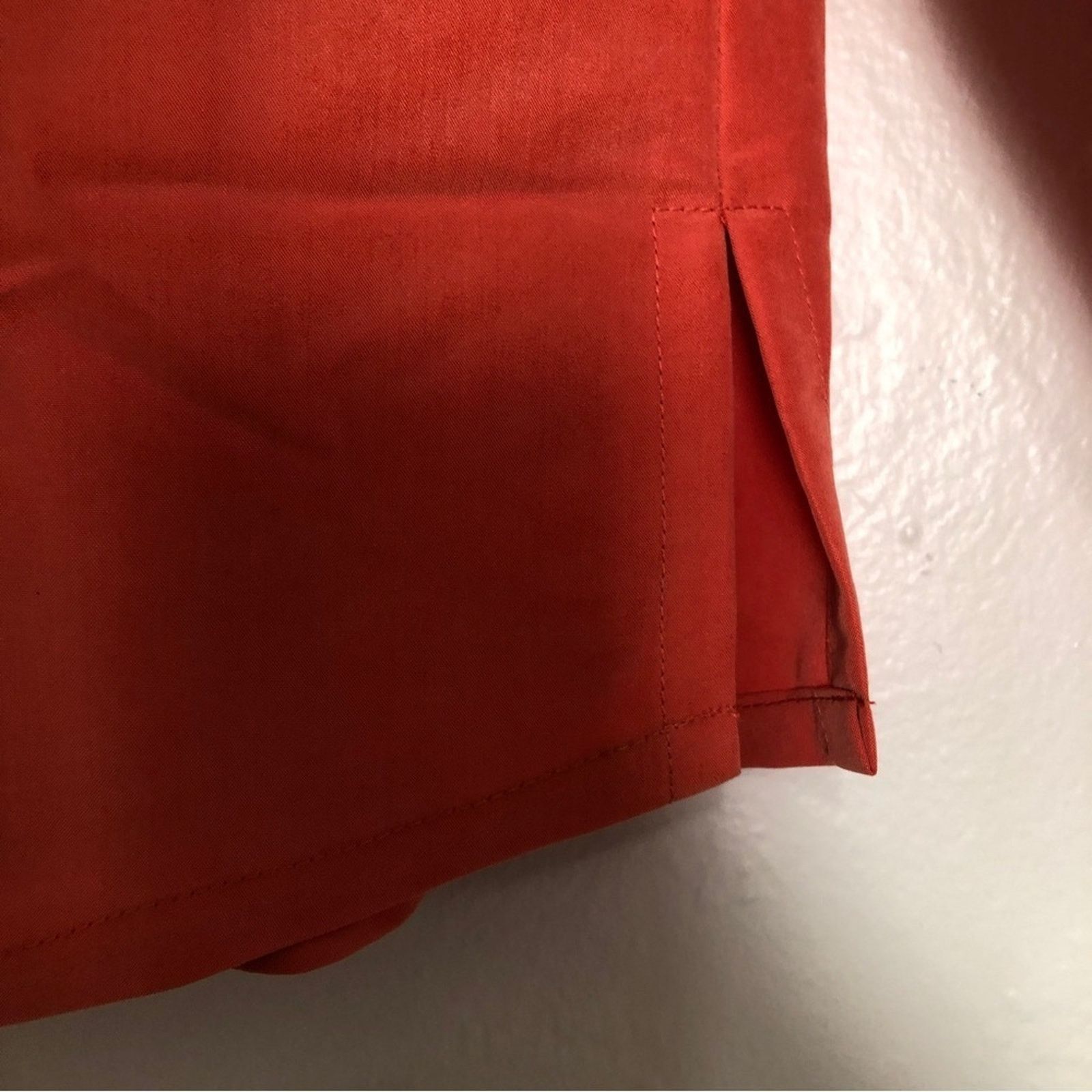 Other Rafaella Orange Button Up Front Long Sleeve Shirt Blouse Top Size M / US 6-8 / IT 42-44 - 7 Thumbnail
