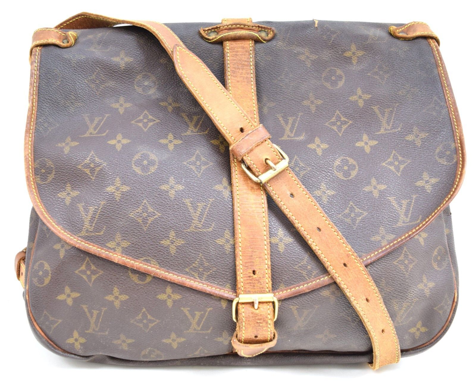 Louis Vuitton Louis Vuitton Saumur 35 Crossbody Monogram Canvas M42254 Size ONE SIZE - 1 Thumbnail